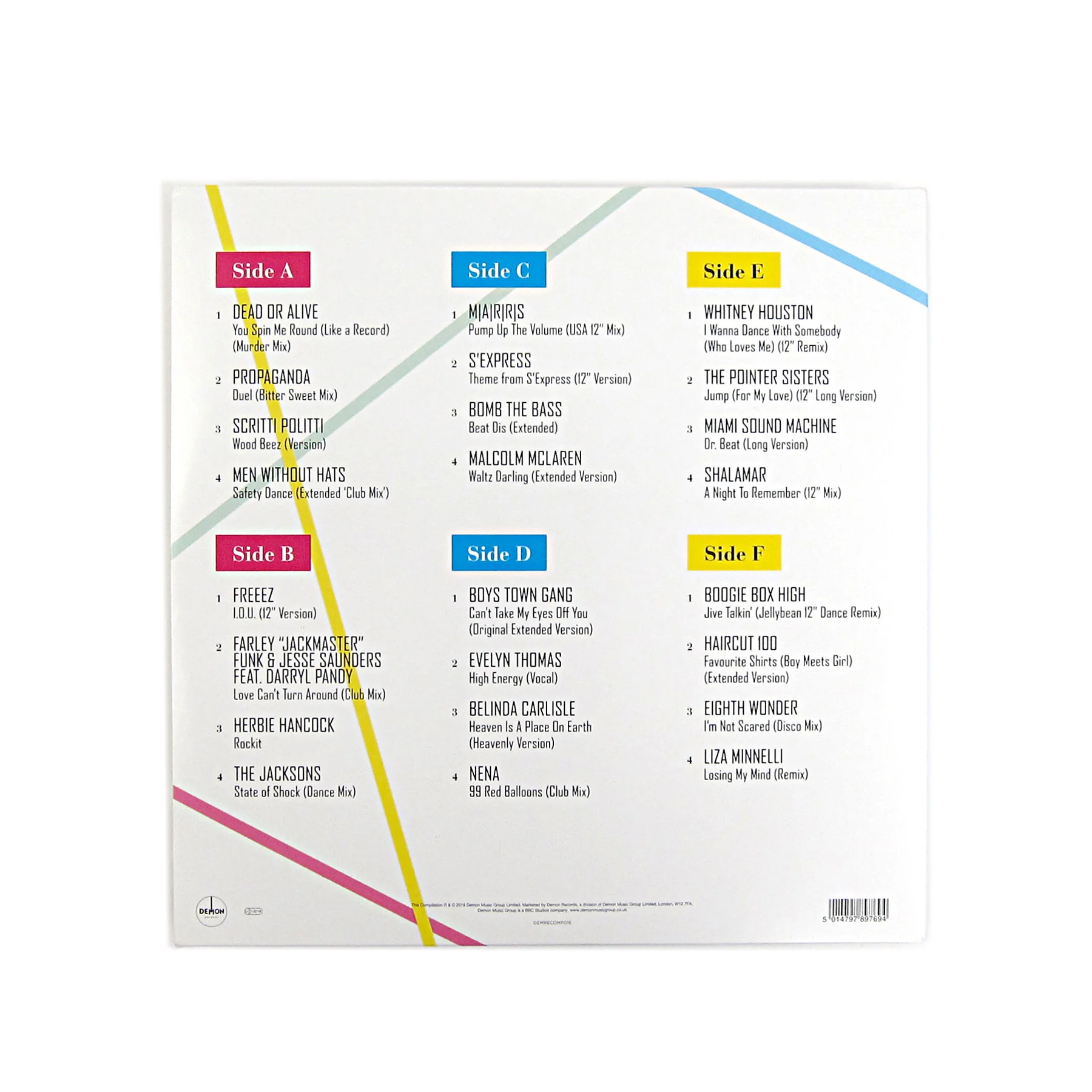 Demon Records: 12" 80s (Extended Mixes) Vinyl 3LP - Image 3