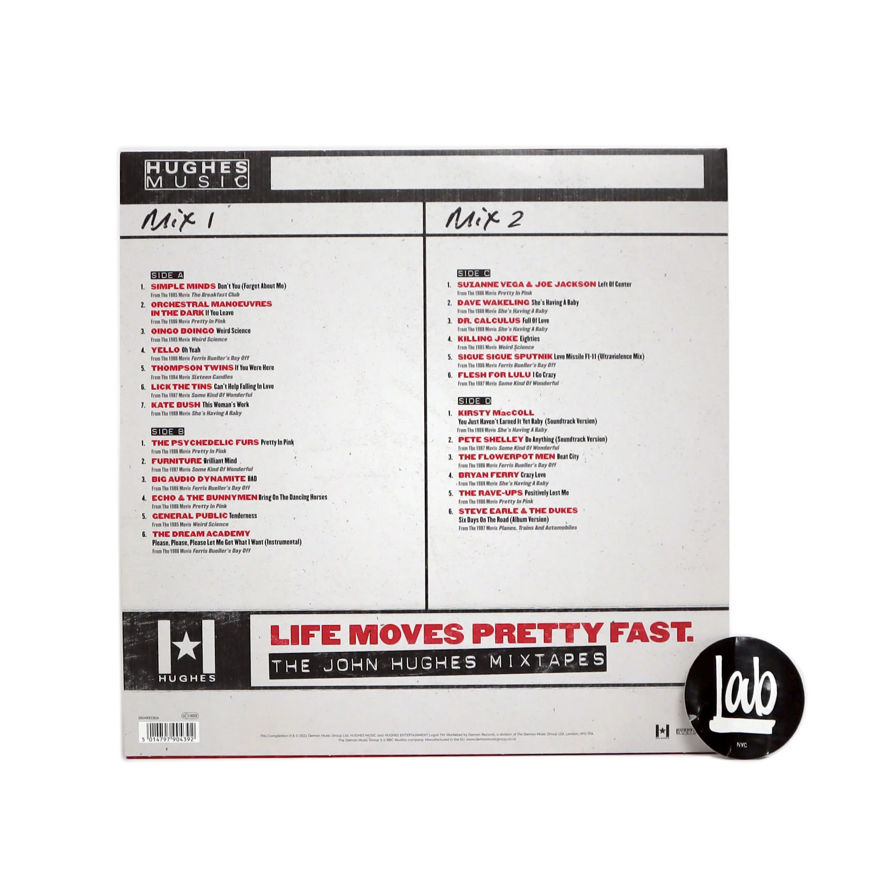 John Hughes: Life Moves Pretty Fast - The John Hughes Mixtapes Vinyl 2LP - Image 3