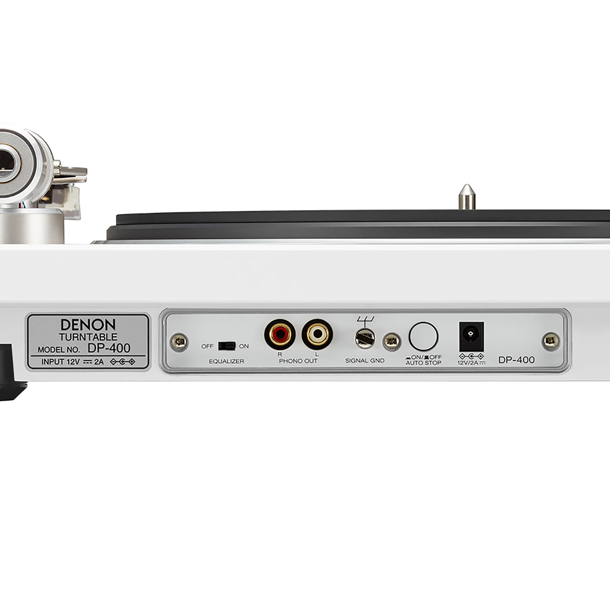 Denon: DP-400 Semi-Automatic Turntable - White - Image 11