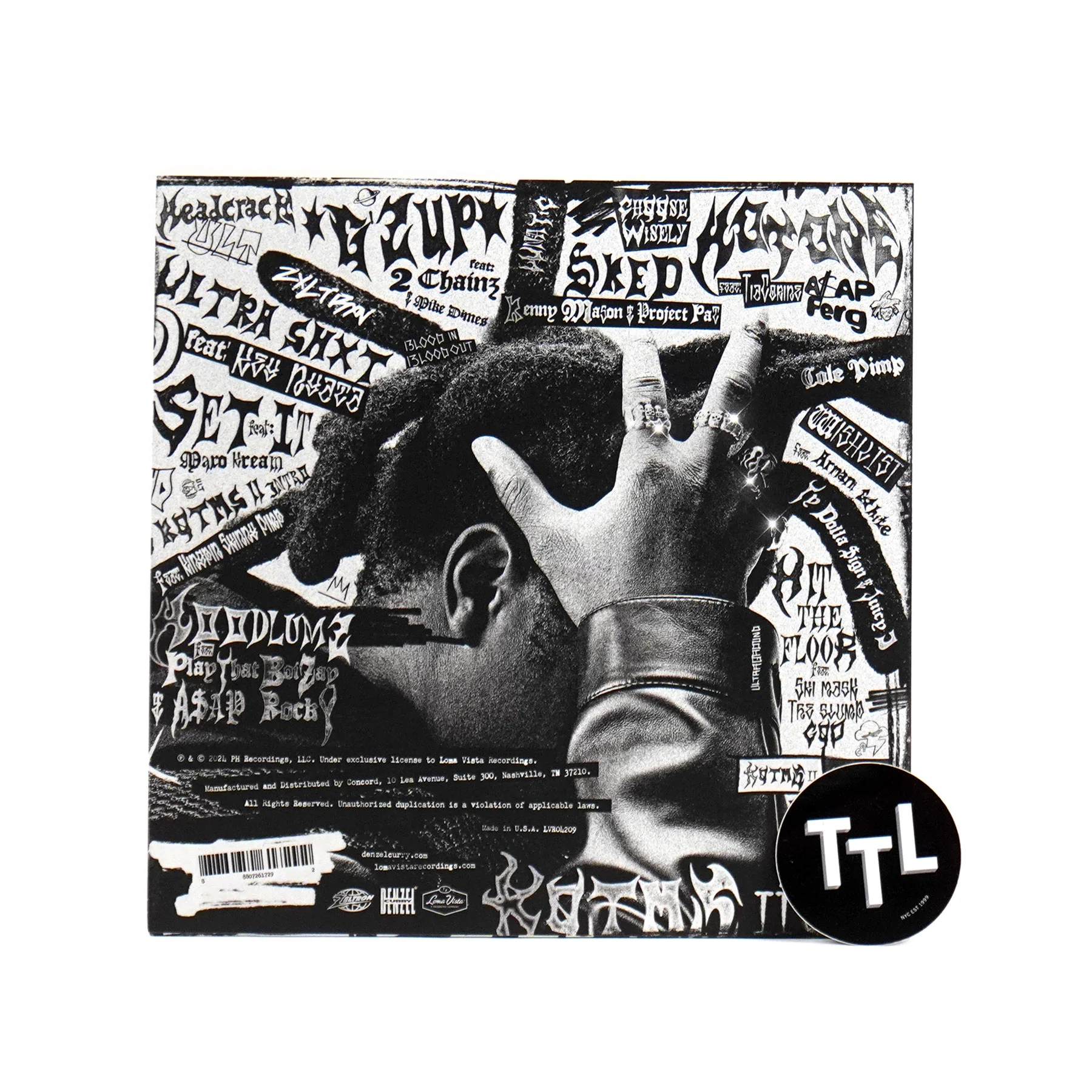 Denzel Curry: King Of The Mischievous South Vol.2 (Indie Exclusive Silver Colored Vinyl) Vinyl LP - Image 3