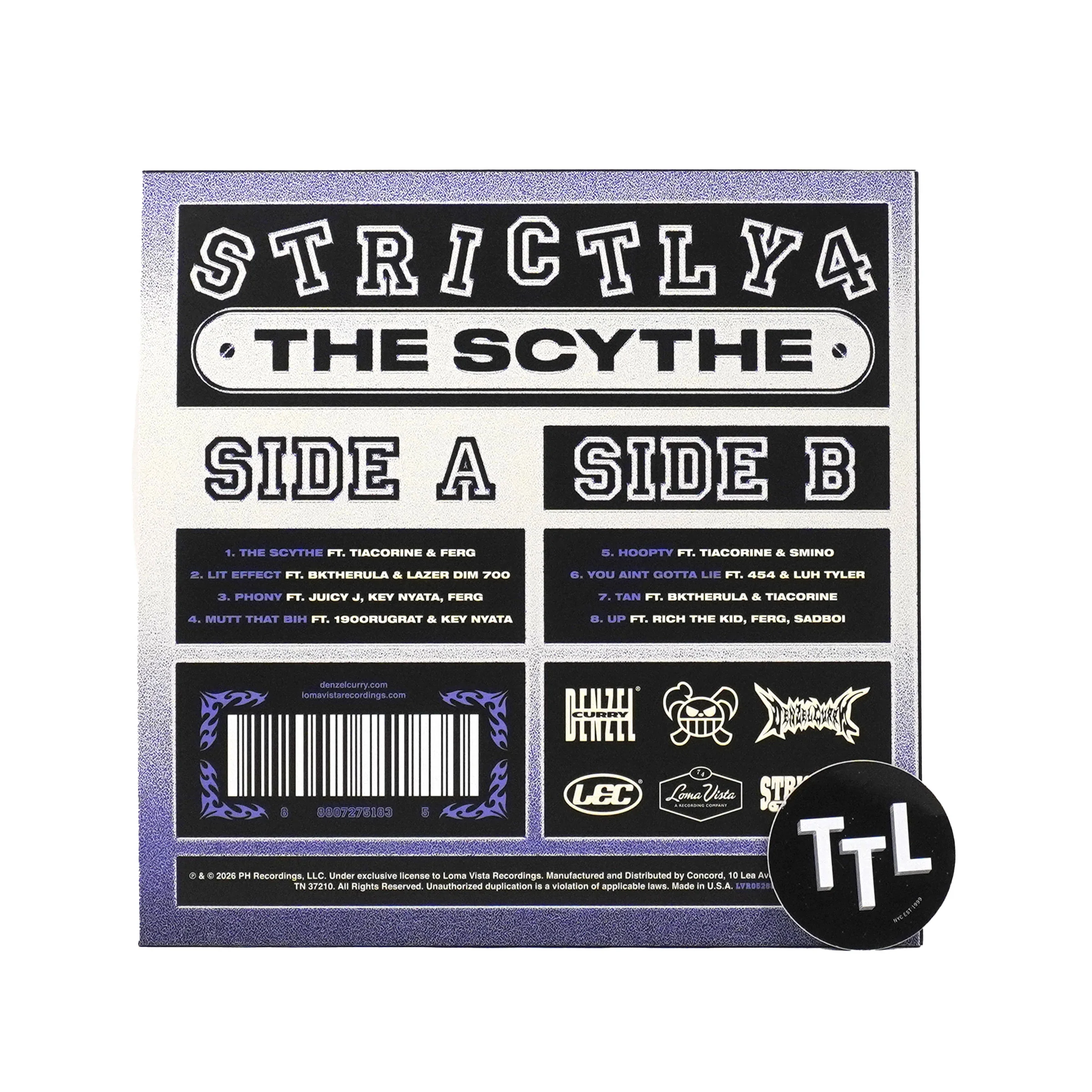 Denzel Curry & The Scythe: Strictly 4 The Scythe (Colored Vinyl) Vinyl LP - Image 3