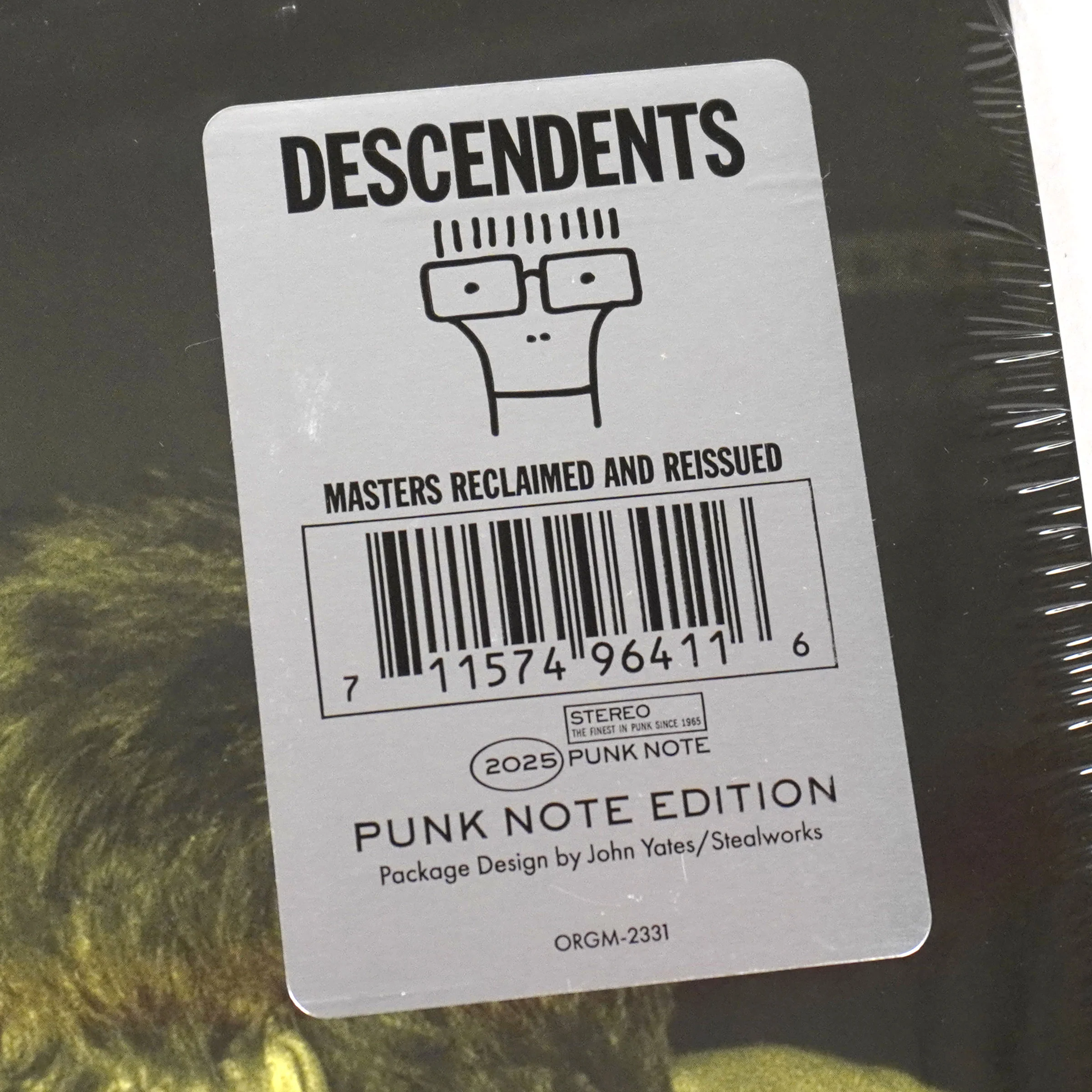 Descendents: I Don't Want To Grow Up - Punk Note Edition Vinyl LP - Image 3