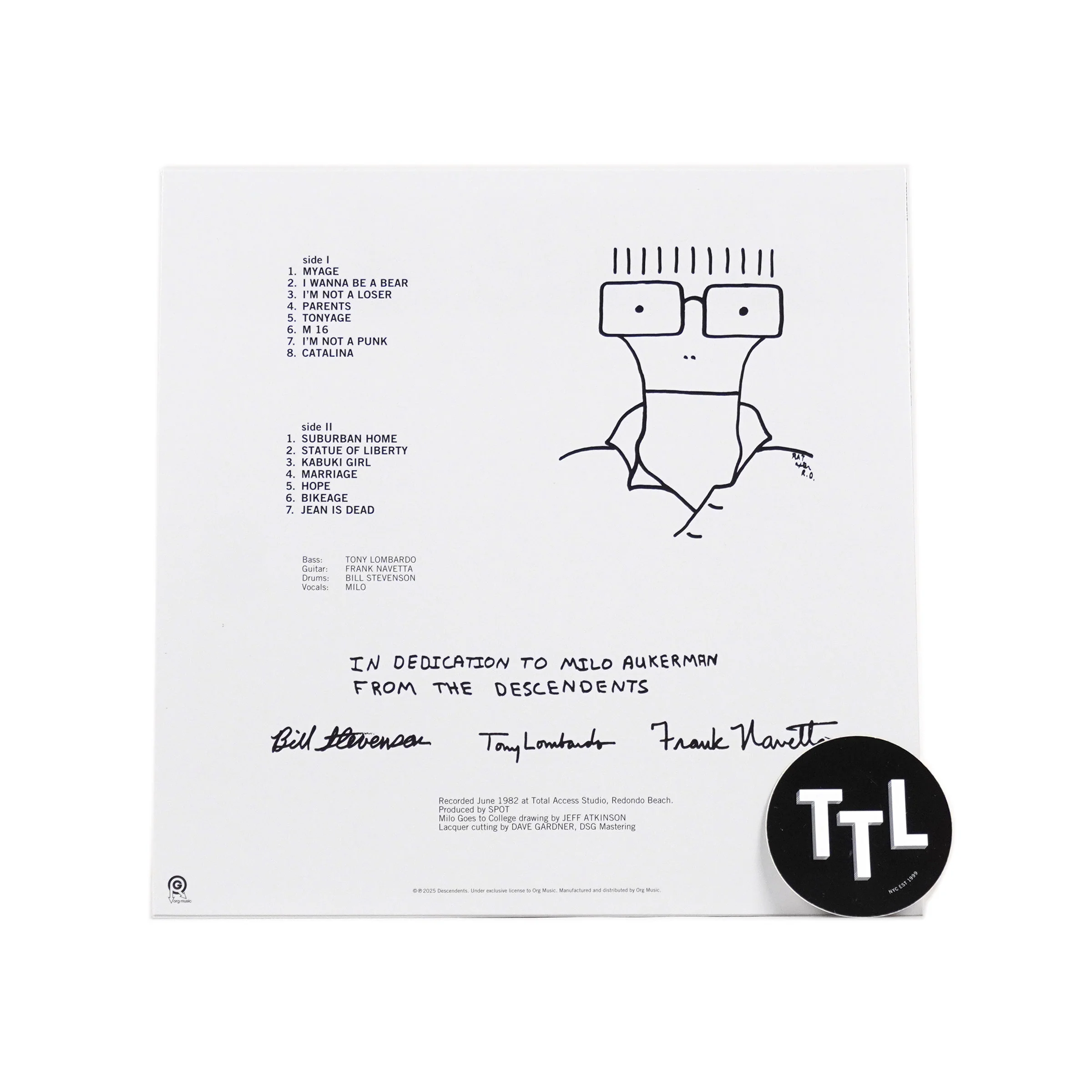 Descendents: Milo Goes To College (Colored Vinyl) Vinyl LP - Image 3
