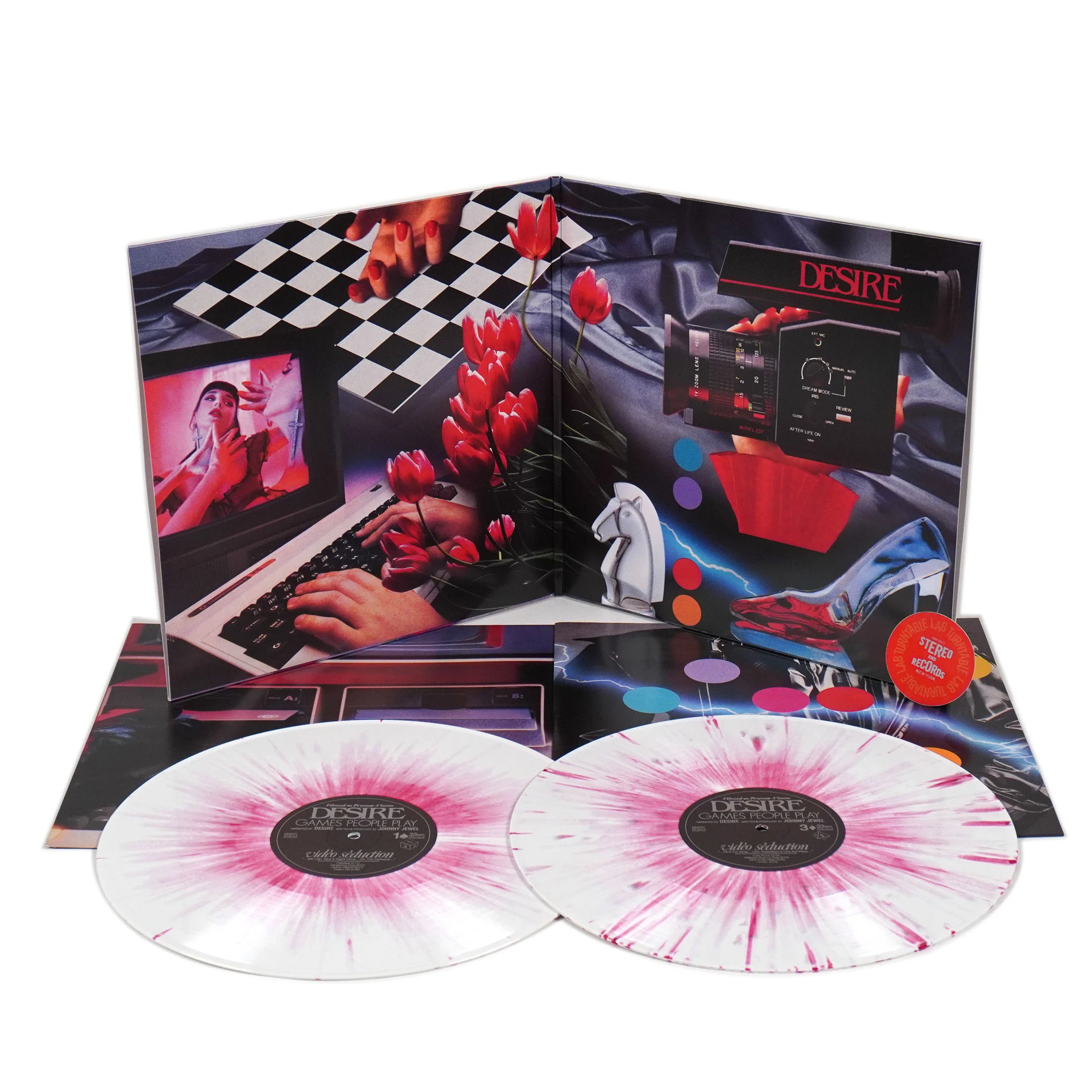 Desire: Games People Play (White Splatter Colored Vinyl) Vinyl 2LP - Image 2
