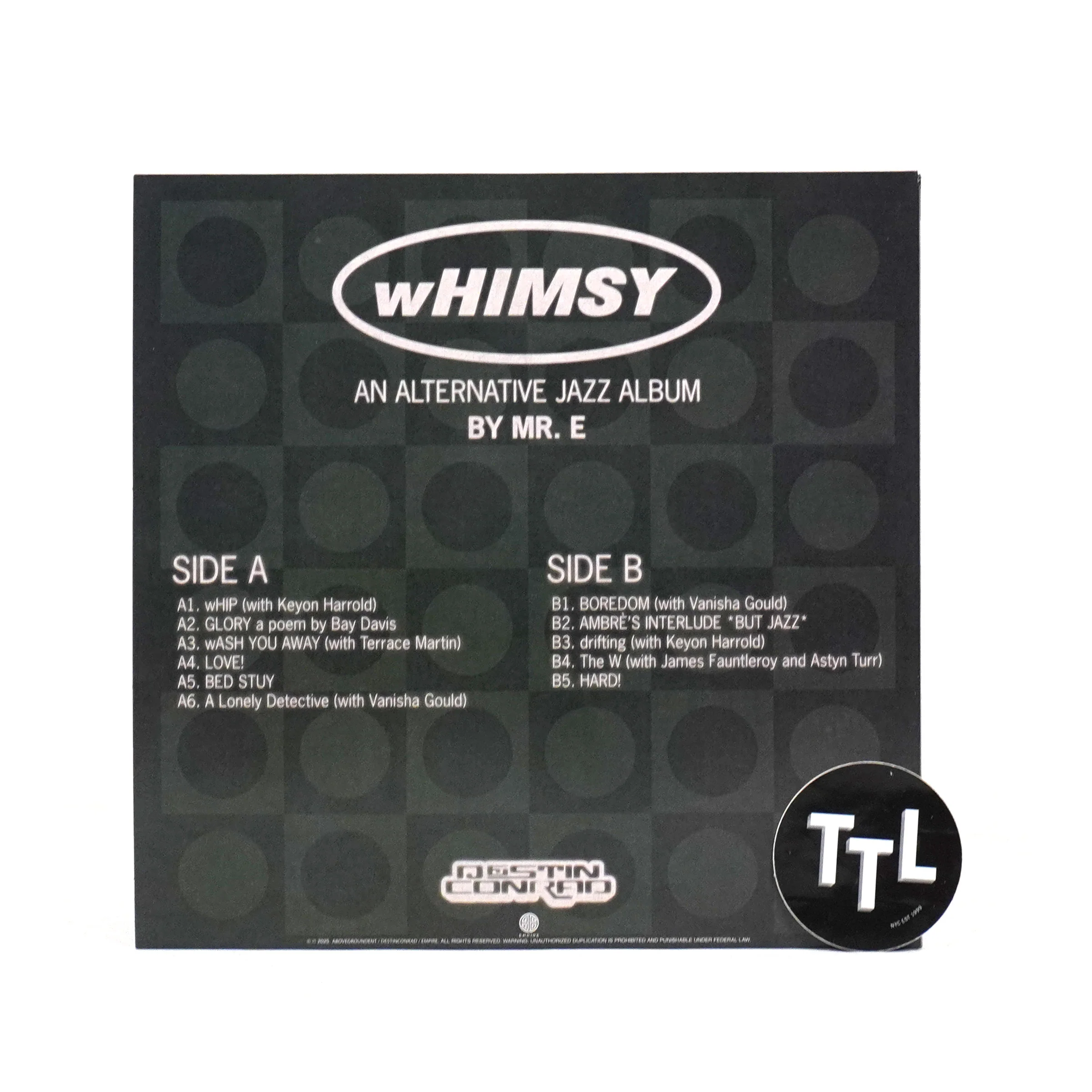 Destin Conrad: Whimsy Vinyl LP - Image 3