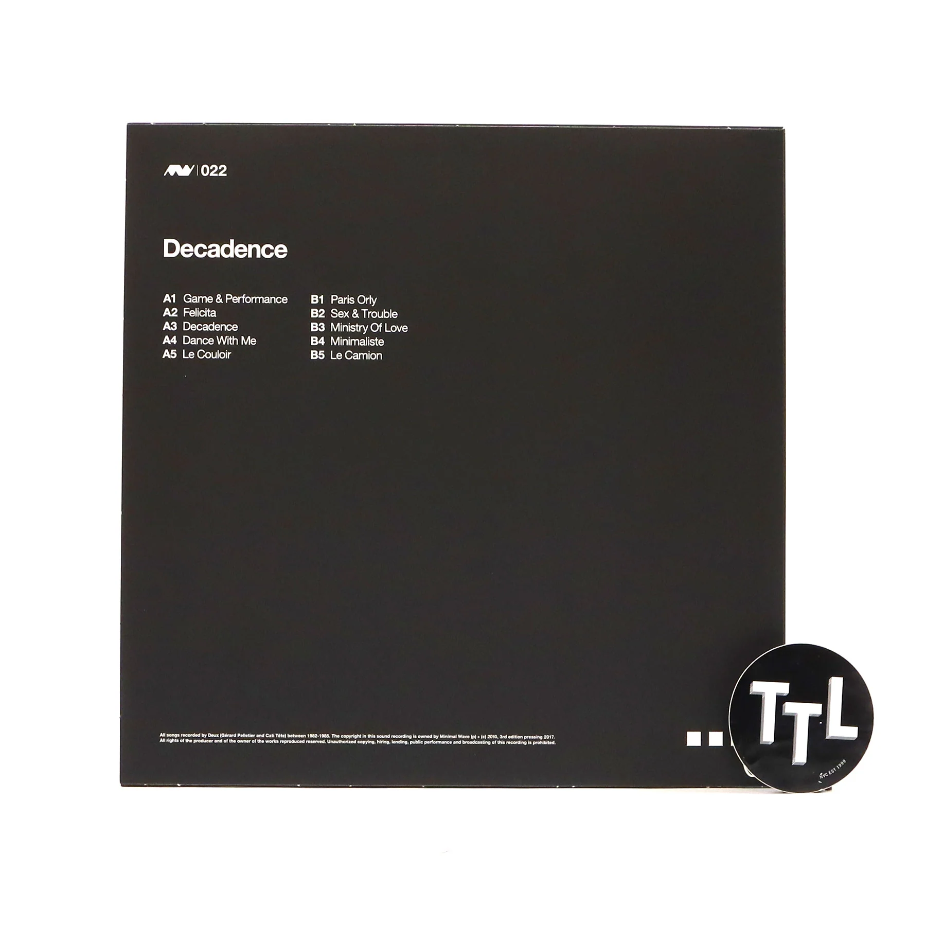 Deux: Decadence (180g) Vinyl LP - Image 3