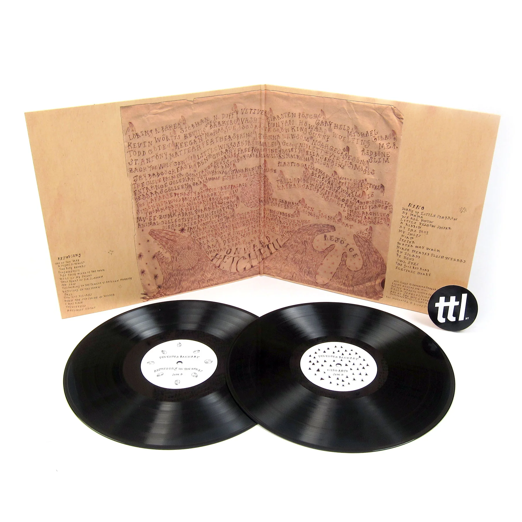 Devendra Banhart: Rejoicing In The Hands / Niño Rojo Vinyl 2LP - Image 2