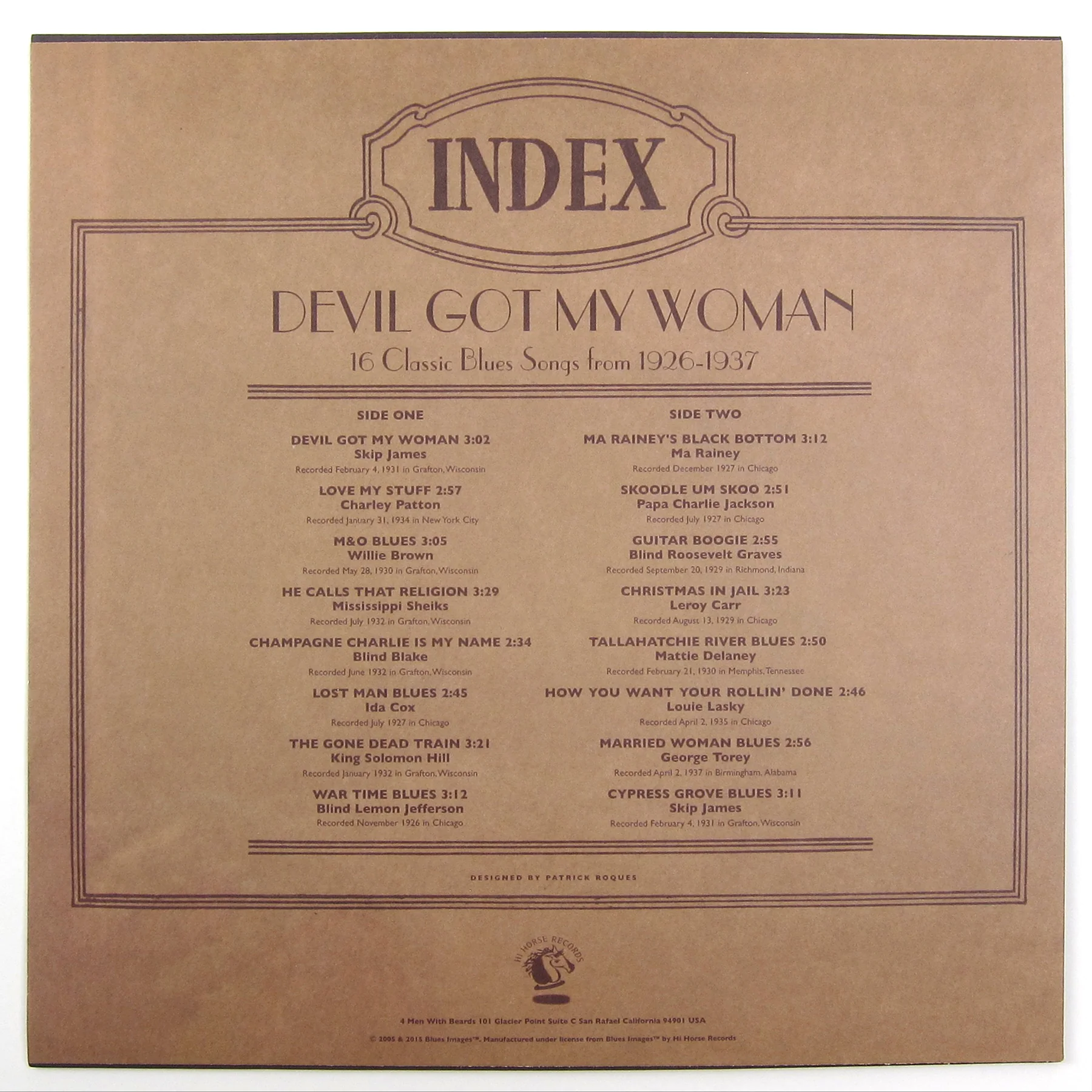 Devil Got My Woman: 16 Classic Blues Songs From 1926-1937 (Colored Vinyl) Vinyl LP - Image 3