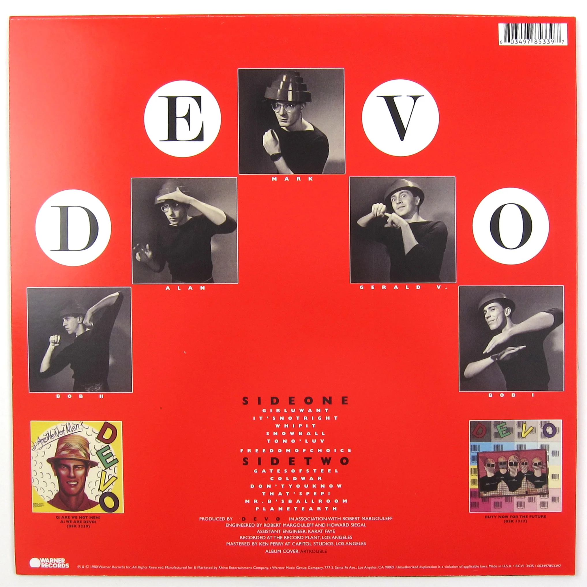 Devo: Freedom Of Choice (Colored Vinyl) Vinyl LP - Image 3