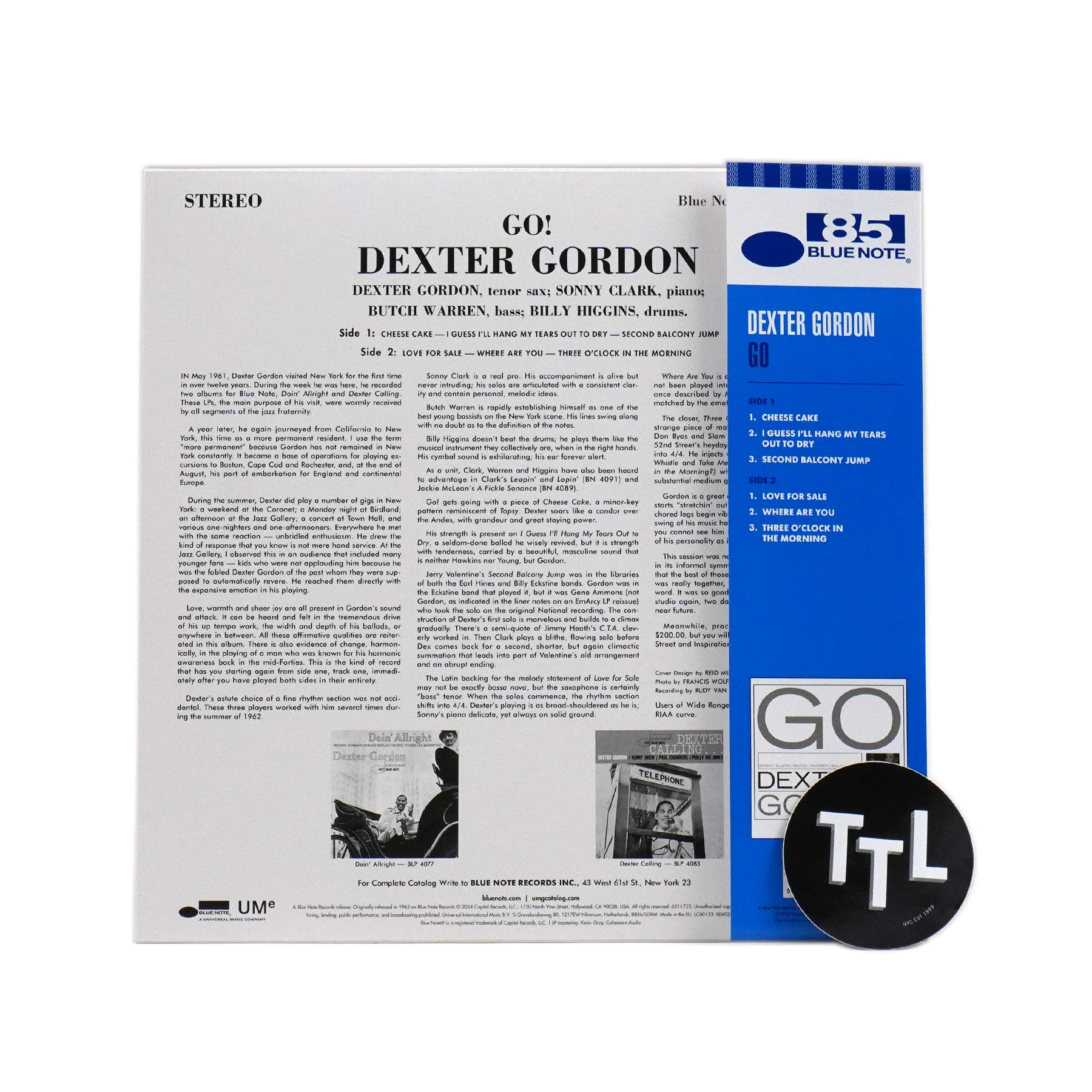 Dexter Gordon: Go! (180g, Indie Exclusive Colored Vinyl) Vinyl LP - Image 3