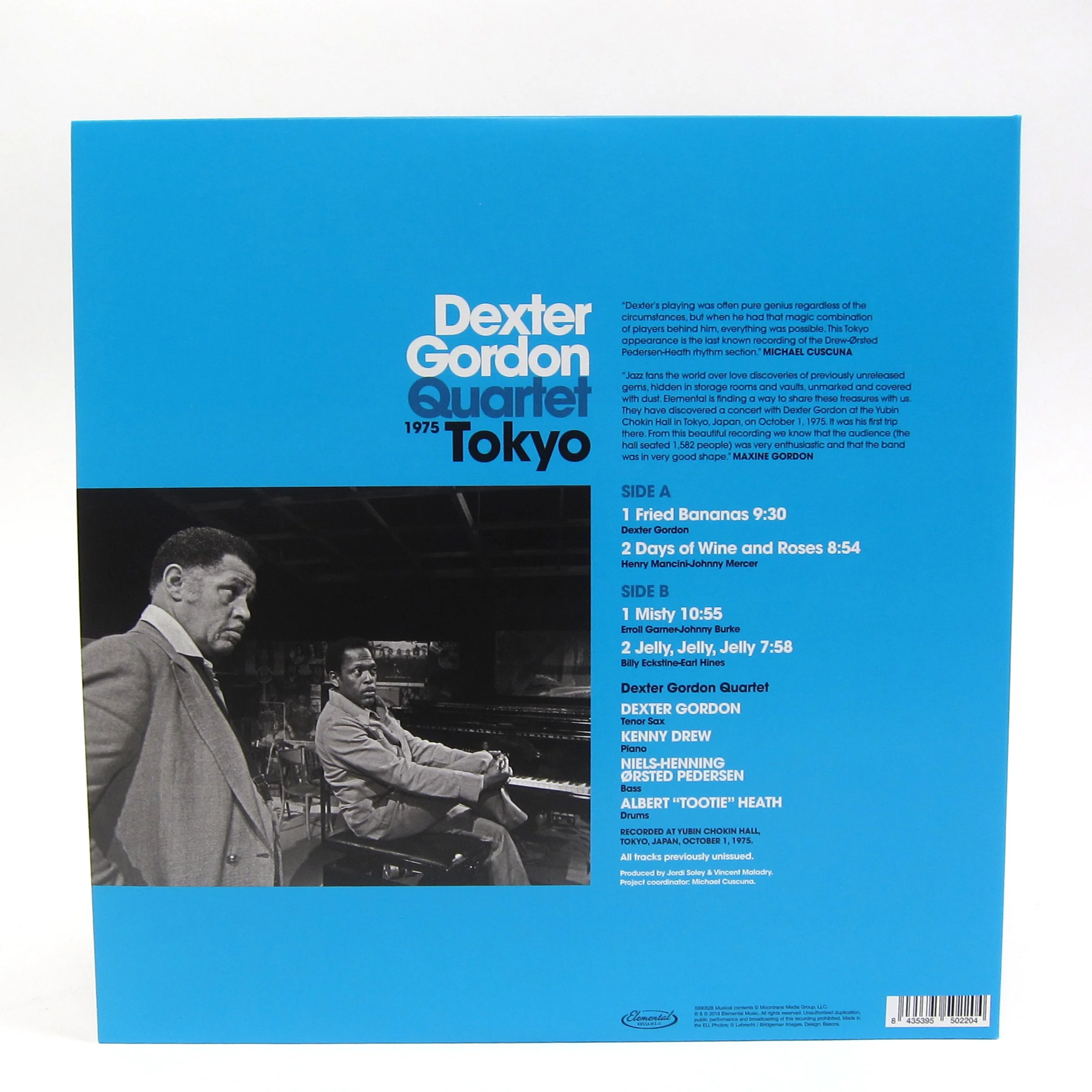 Dexter Gordon Quartet: Tokyo 1975 (180g) Vinyl LP - Image 3