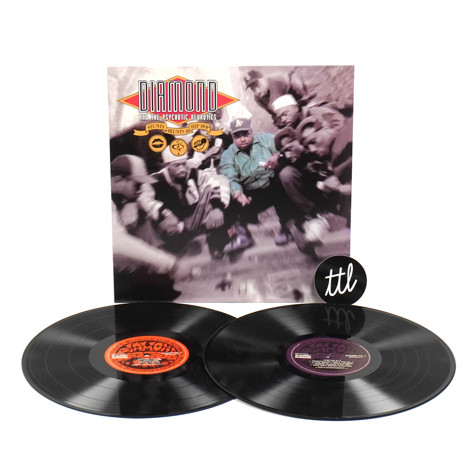 Diamond D And The Psychotic Neurotics: Stunts, Blunts And Hip Hop Vinyl 2LP - Image 2