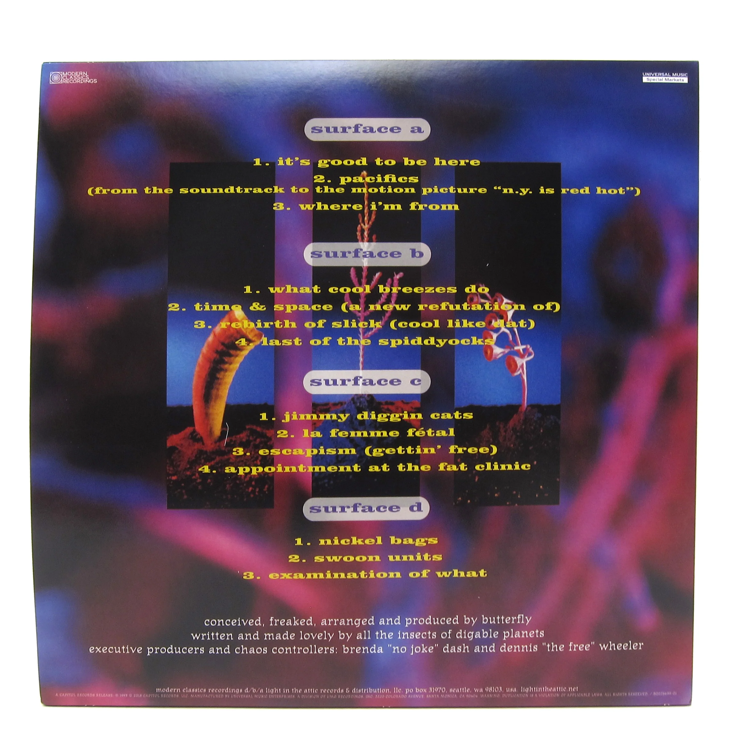 Digable Planets: Reachin' (A New Refutation of Time and Space) (Swirl Colored Vinyl) Vinyl 2LP - Image 3