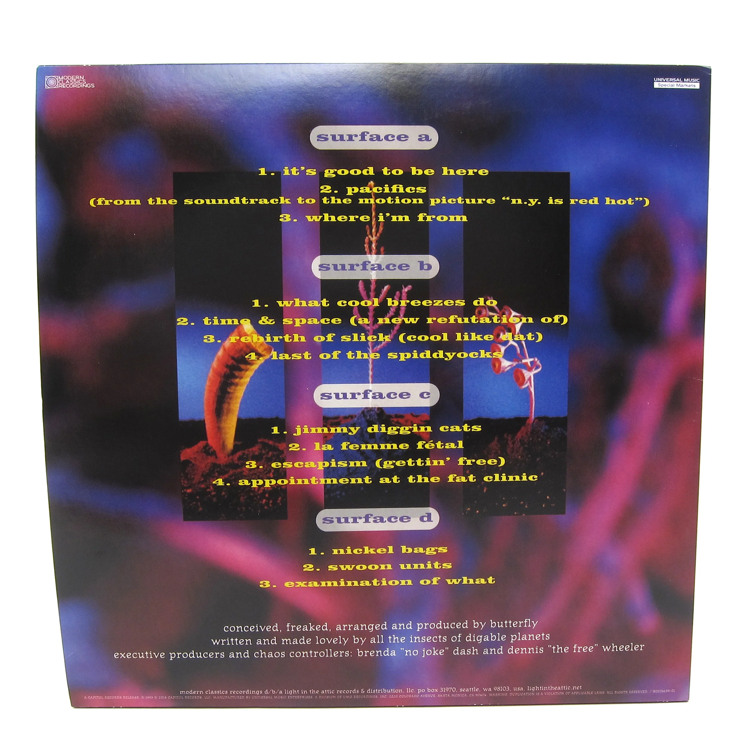 Digable Planets: Reachin' (A New Refutation of Time and Space) Vinyl 2LP - Image 3