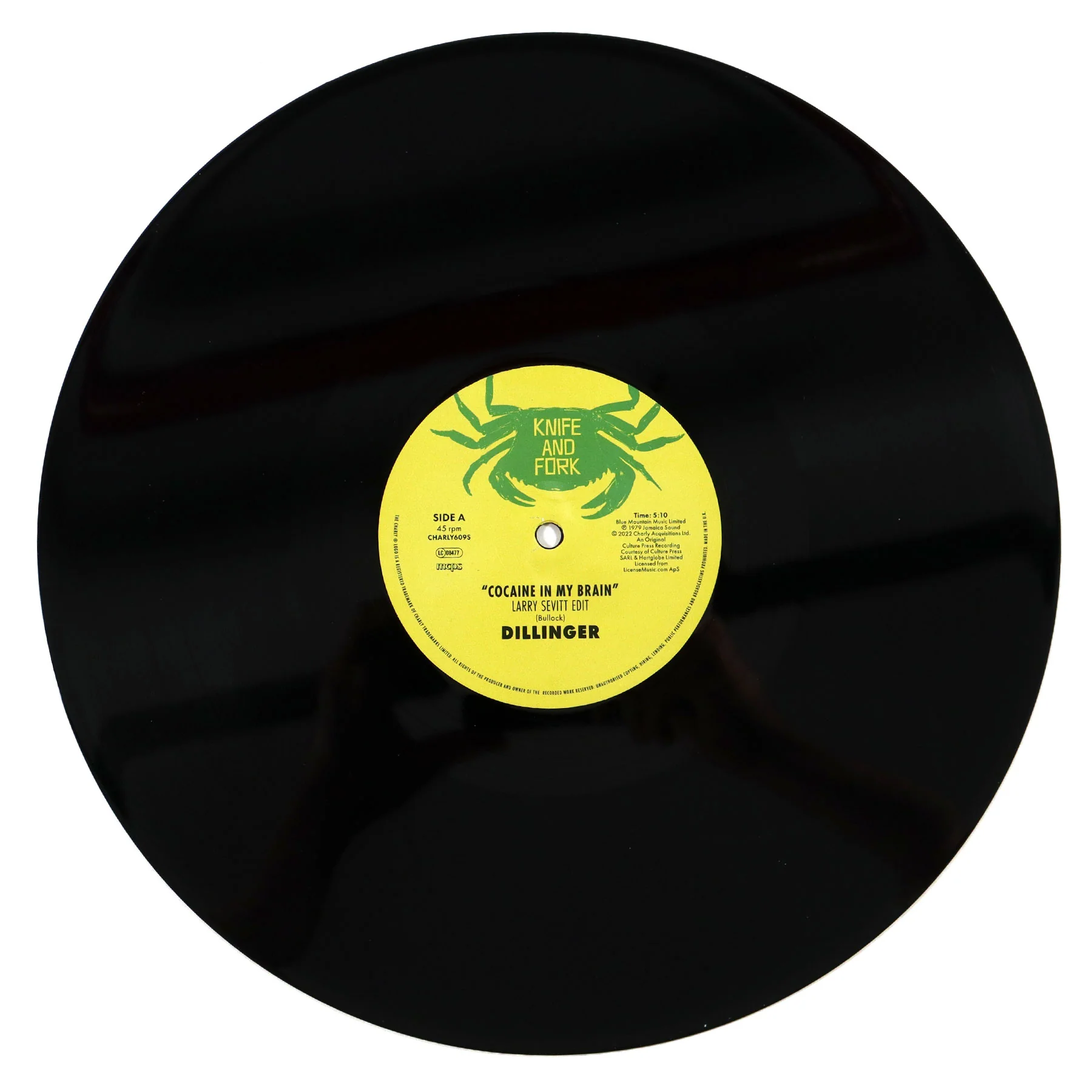 Dillinger: Cokane In My Brain / Marijuana In My Brain Vinyl 12" - Image 2