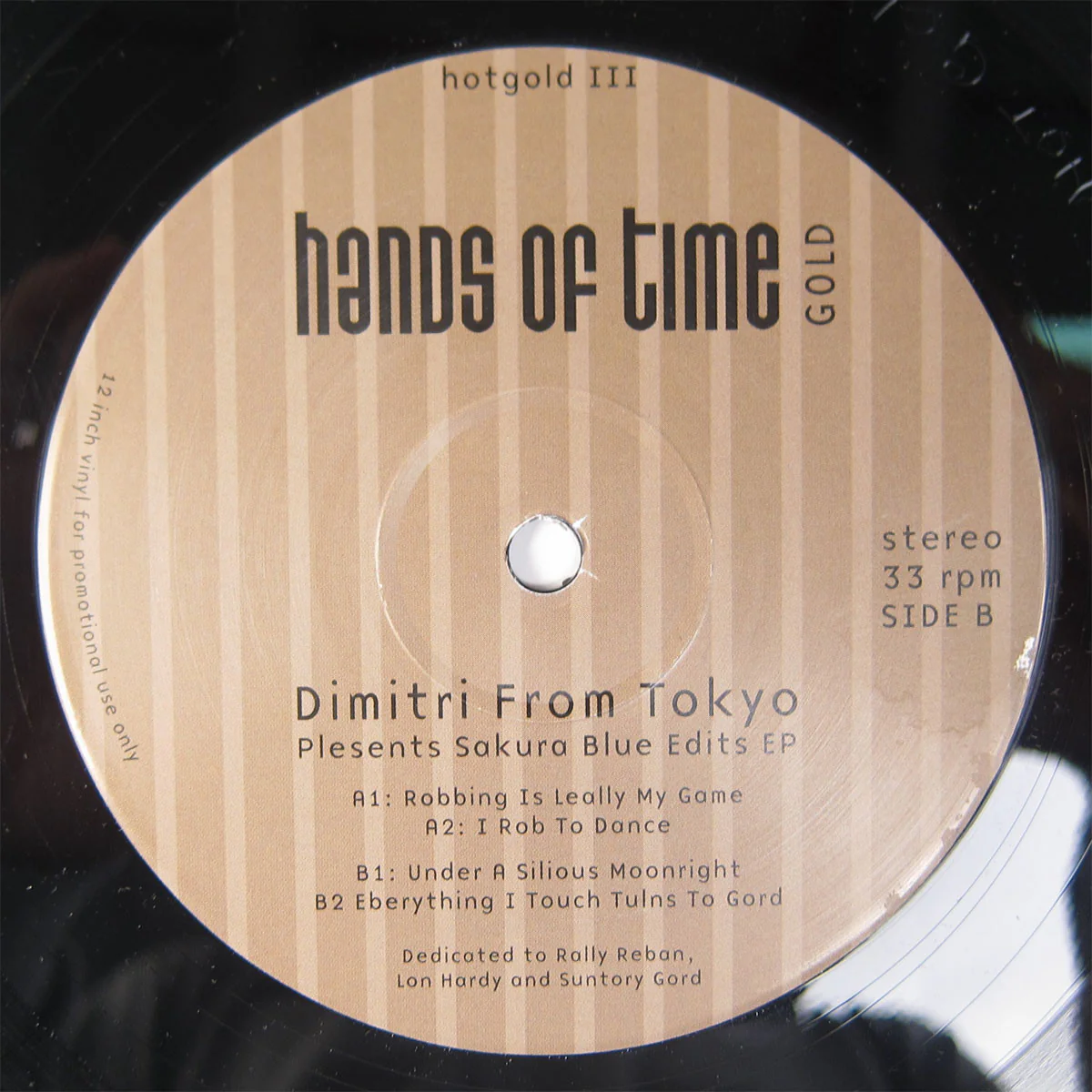 Dimitri From Tokyo: Plesents Sakura Blue Edits EP 12"