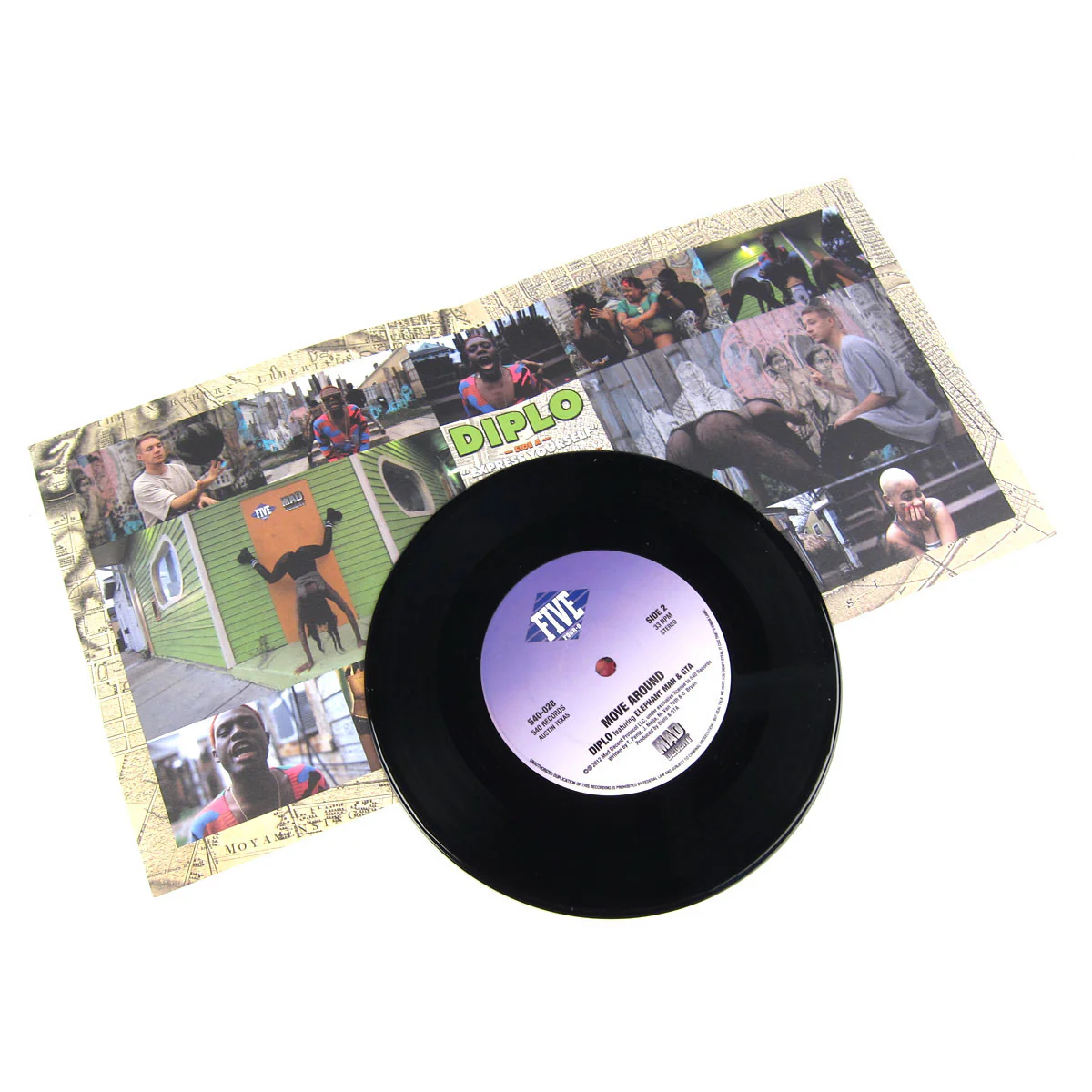Diplo: Express Yourself (feat. Nicky Da B) Vinyl 7" - Image 2