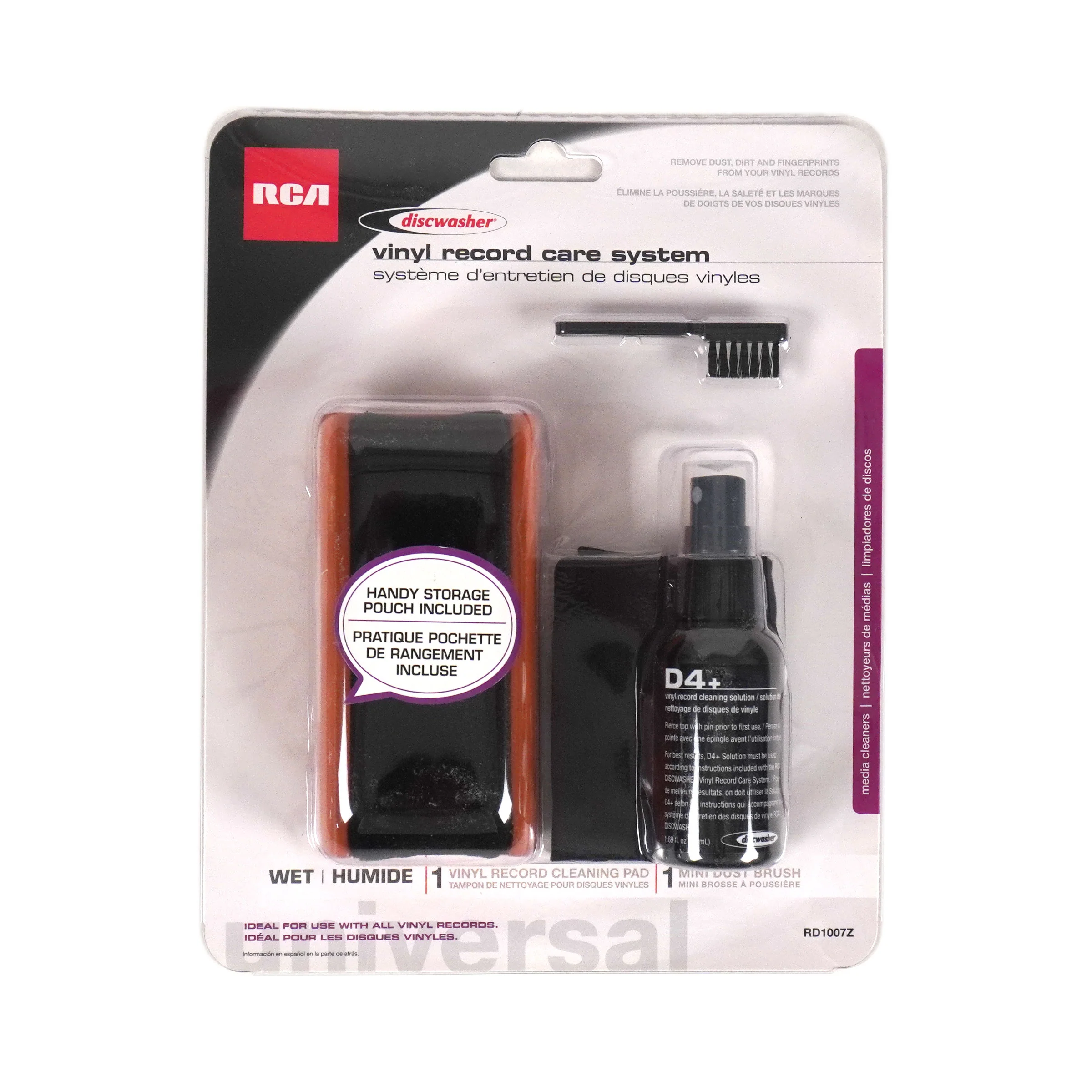 Discwasher: D4+ Record Care System (Record Brush, Fluid) - Image 2