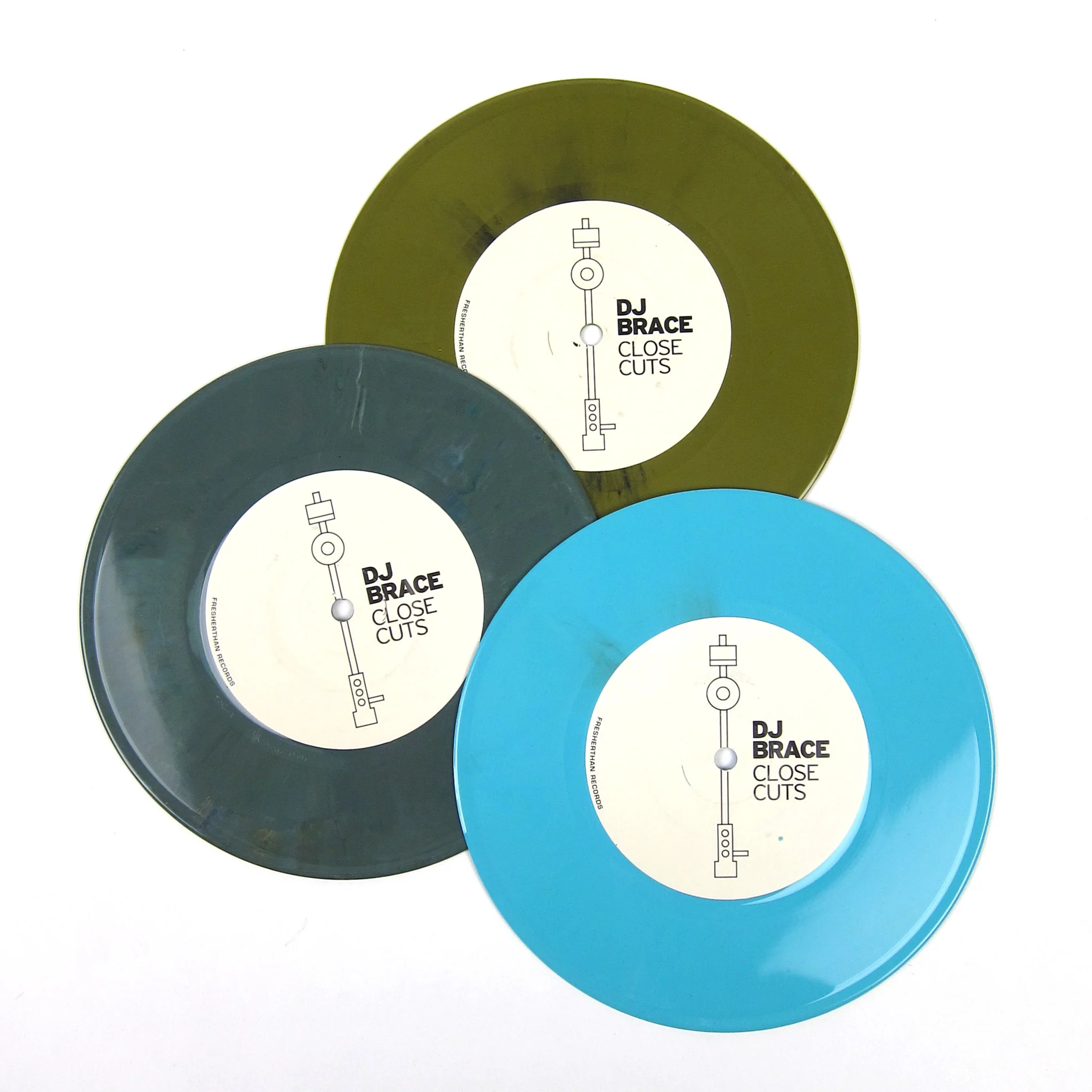 DJ Brace: Close Cuts (Colored Vinyl) Vinyl 7" - Image 2