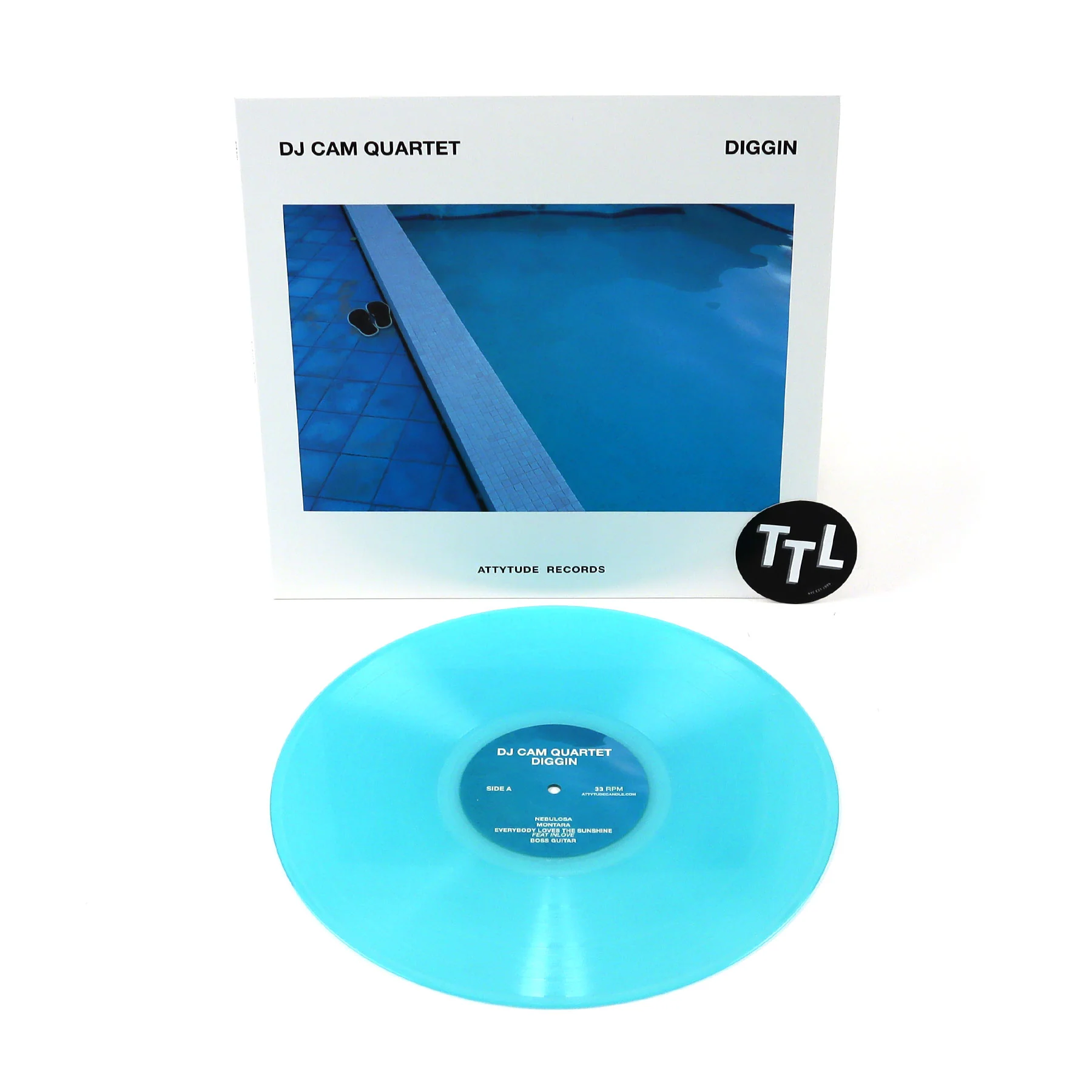 DJ Cam Quartet: Diggin (Colored Vinyl) Vinyl LP - Image 2