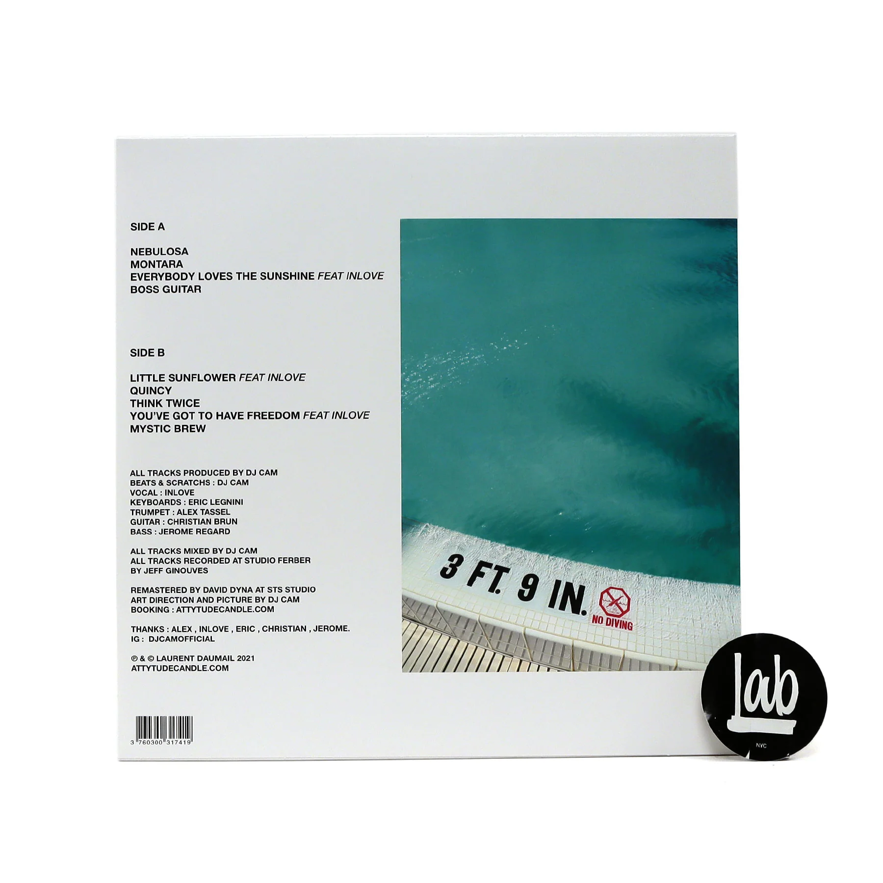 DJ Cam Quartet: Diggin (Colored Vinyl) Vinyl LP - Image 3