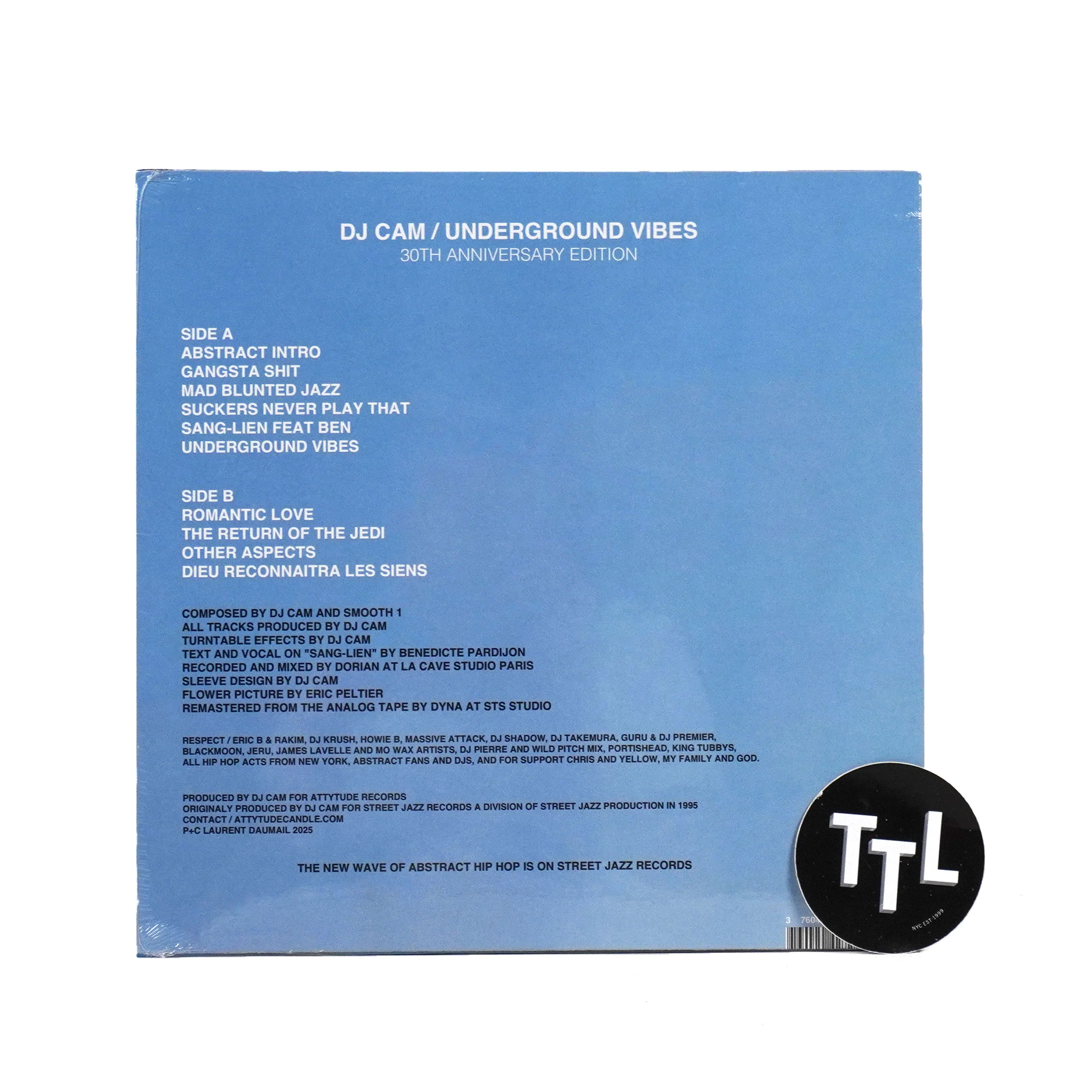 DJ Cam: Underground Vibes - 30th Anniversary Edition (180g) Vinyl LP - Image 2