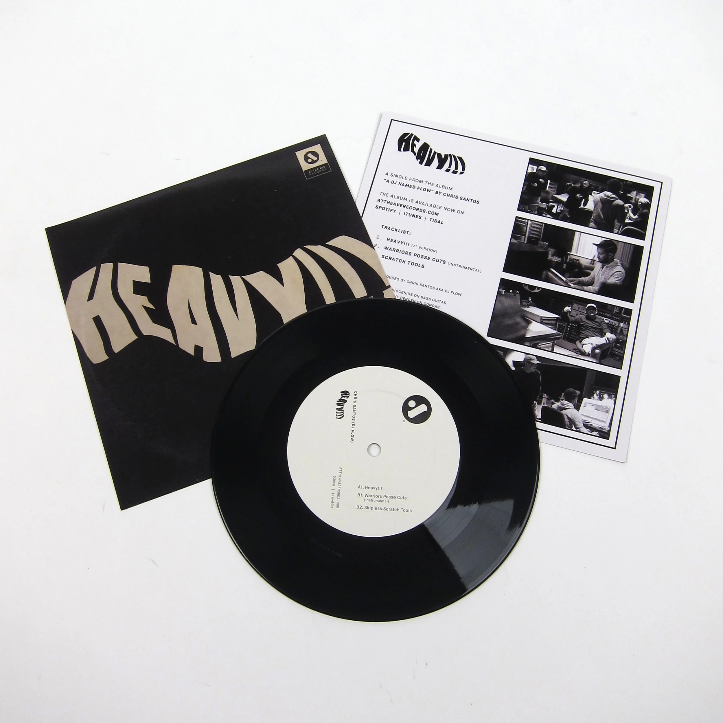 DJ Flow: HEAVY!!! Vinyl 7" - Image 2