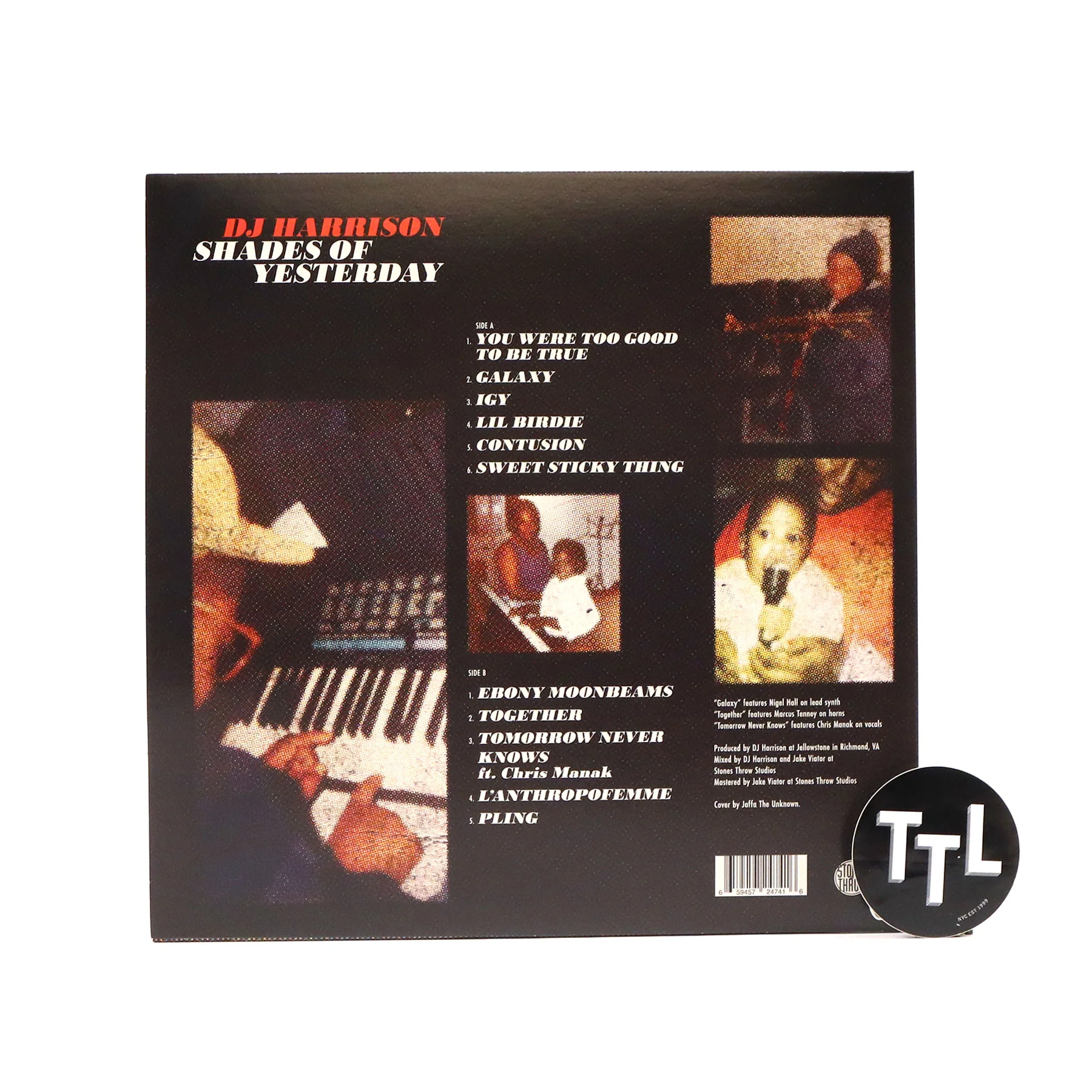 DJ Harrison: Shades Of Yesterday Vinyl LP - Image 2
