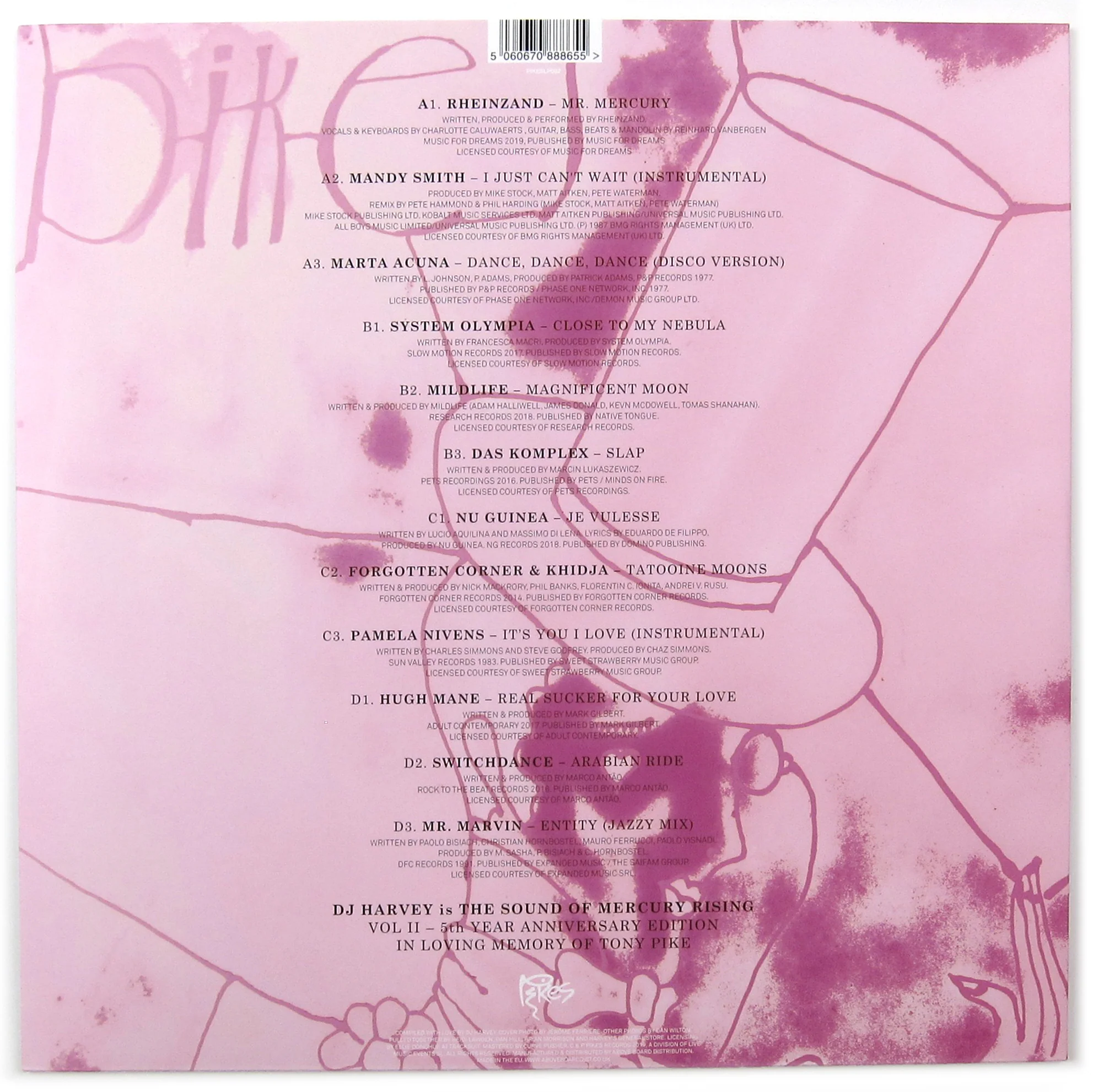 DJ Harvey: Sound Of Mercury Rising V2 Vinyl 2LP - Image 3