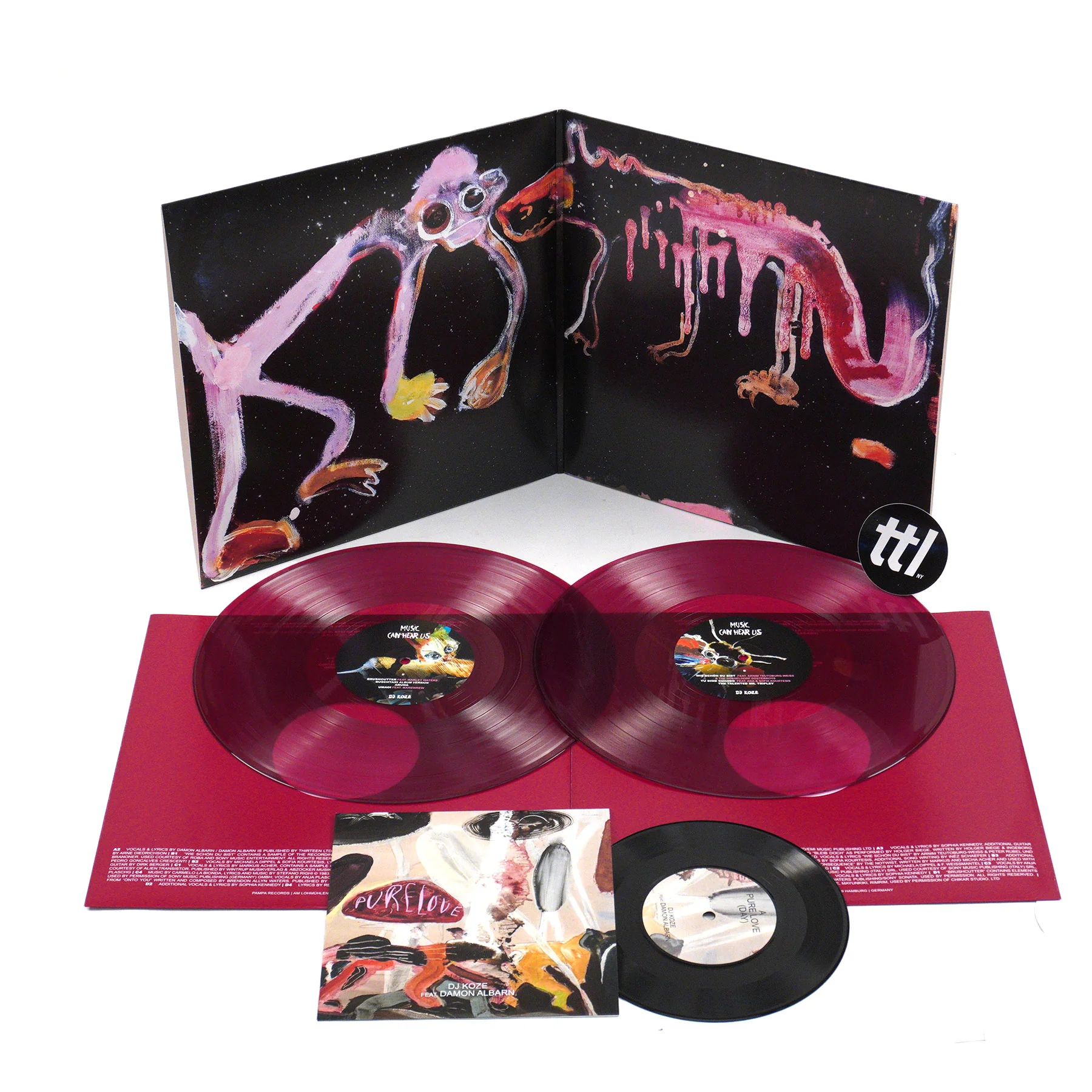 DJ Koze: Music Can Hear Us (Colored Vinyl) Vinyl 2LP+7" - Image 2