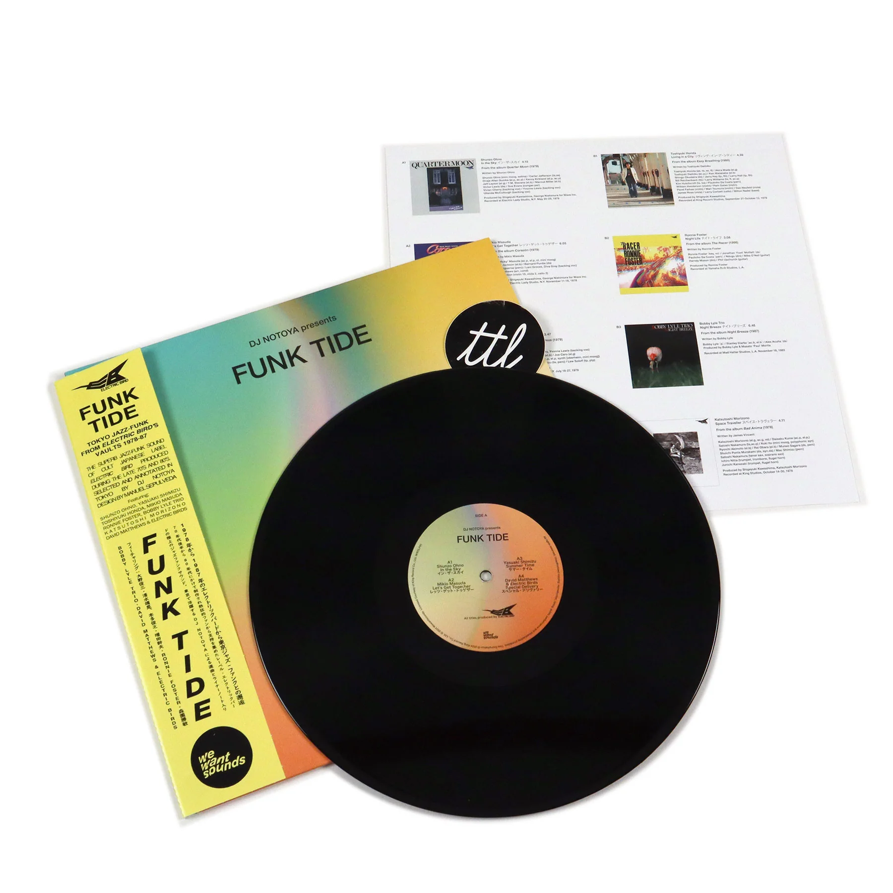 DJ Notoya: Funk Tide - Tokyo Jazz-Funk From Electric Bird 1978-87 Vinyl LP - Image 2