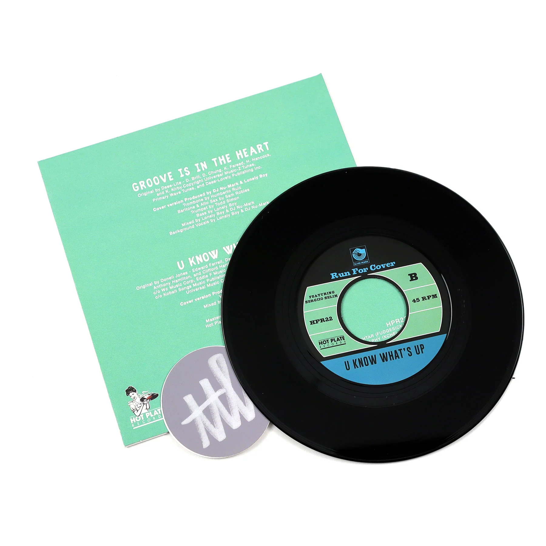DJ Nu-Mark: Groove Is In The Heart / U Know What's Up Vinyl 7" - Image 2