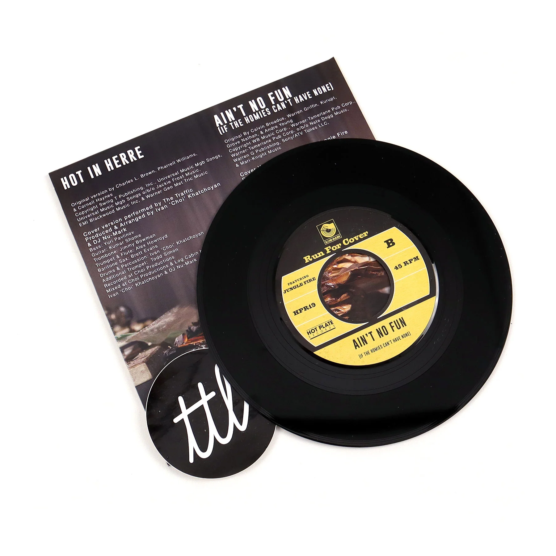 DJ Nu-Mark: Hot In Herre / Ain't No Fun Vinyl 7" - Image 2