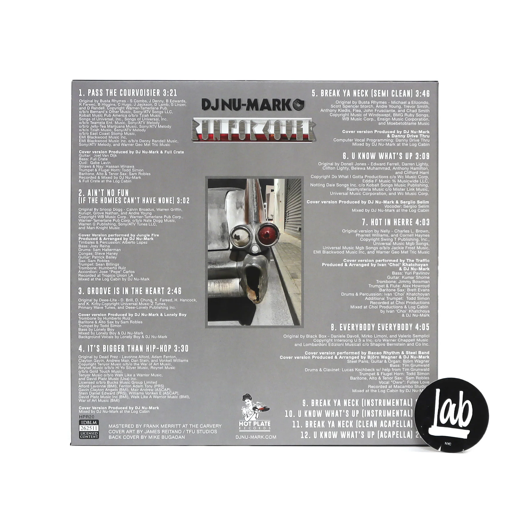 DJ Nu-Mark: Run For Cover Vinyl 2LP - Image 3