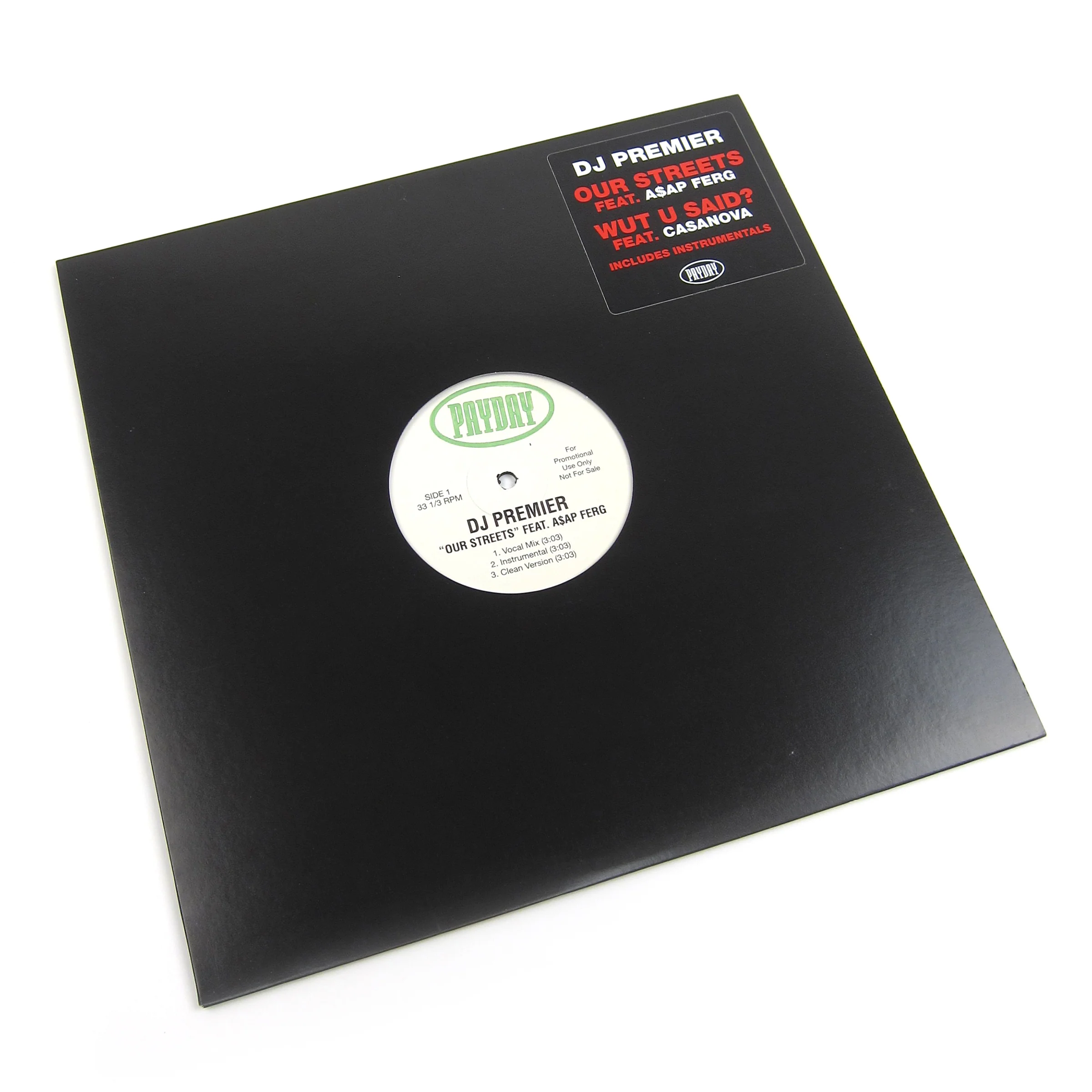 DJ Premier: Our Streets (A$AP Ferg, Casanova) Vinyl 12" - Exclusive - Image 2