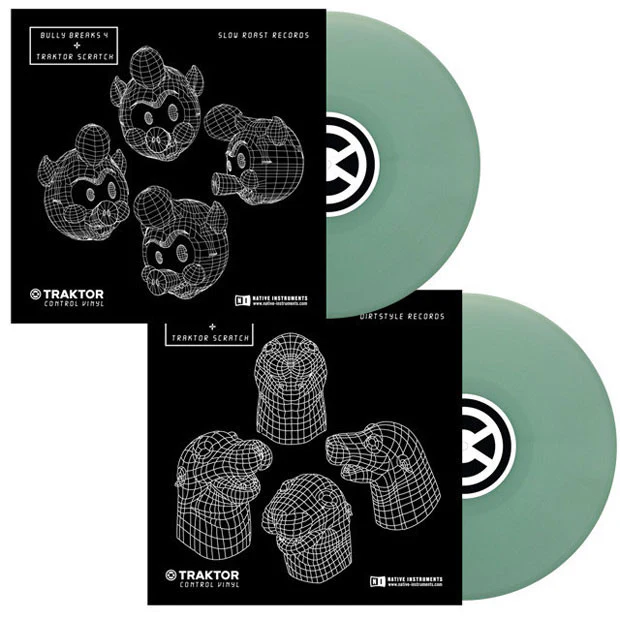 DJ Q Bert / DJ Craze: Slow Roasted Superseal for Traktor Scratch 2LP - Glow In The Dark - Image 2