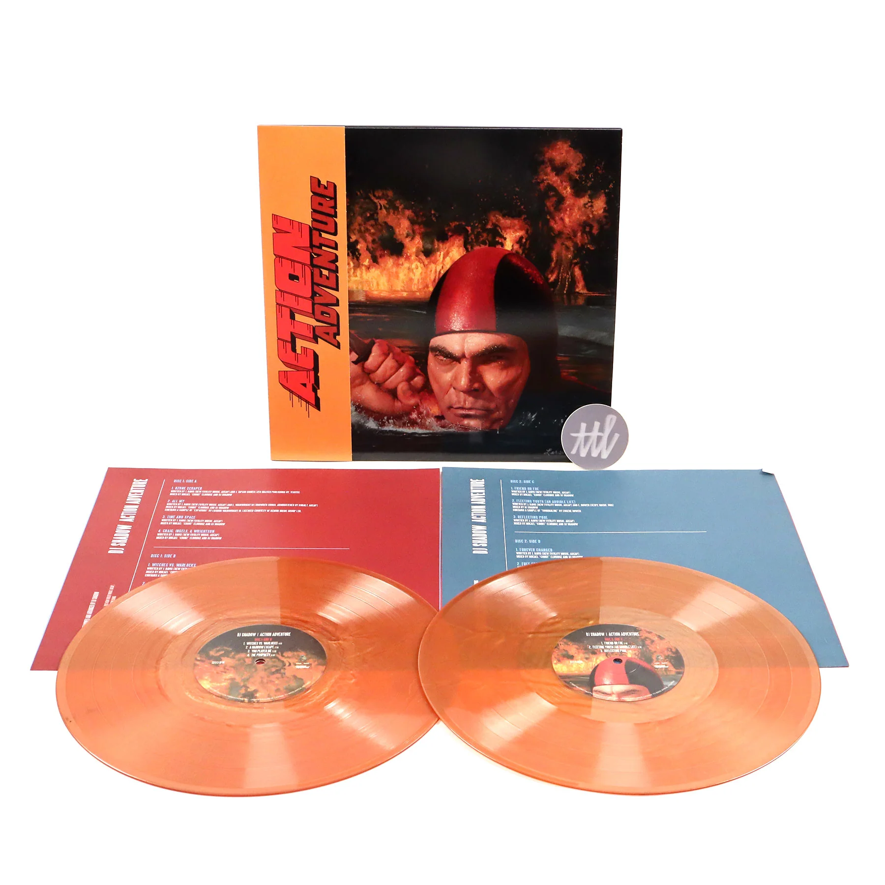 DJ Shadow: Action Adventure (Indie Exclusive Colored Vinyl) Vinyl 2LP - Image 2