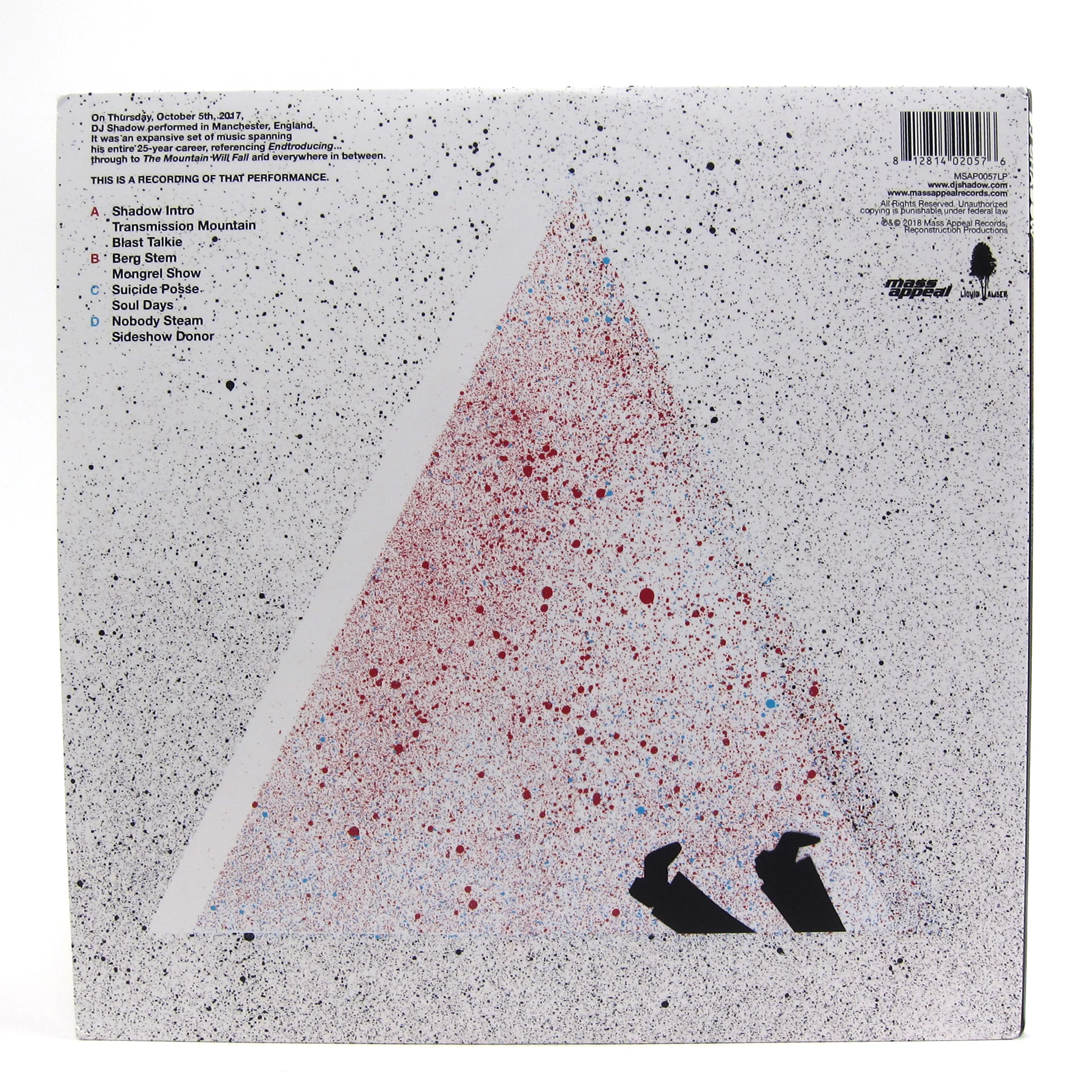 DJ Shadow: Live In Manchester - The Mountain Has Fallen Tour Vinyl 2LP - Image 3