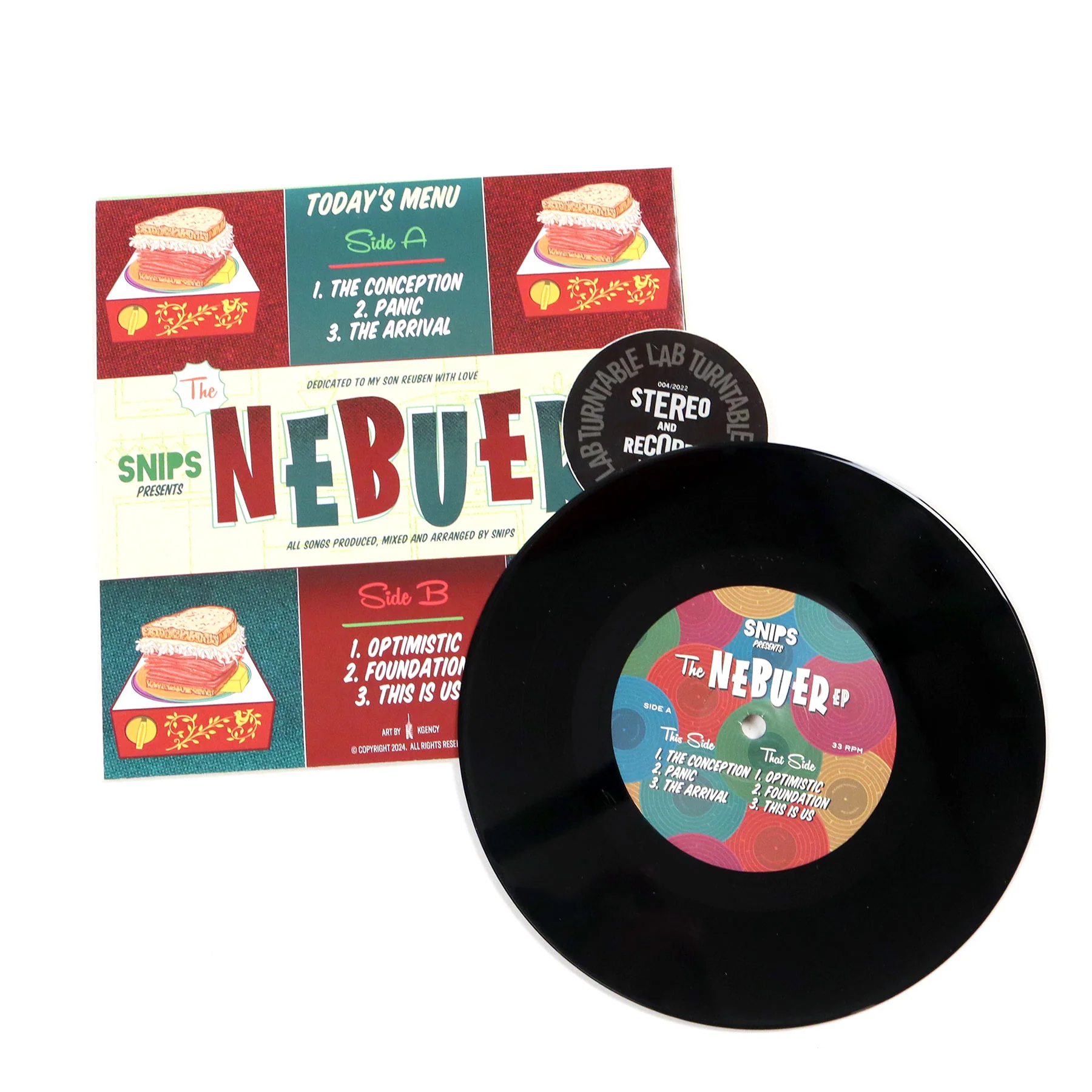 DJ Snips: The Nebuer Vinyl 7" - Image 2