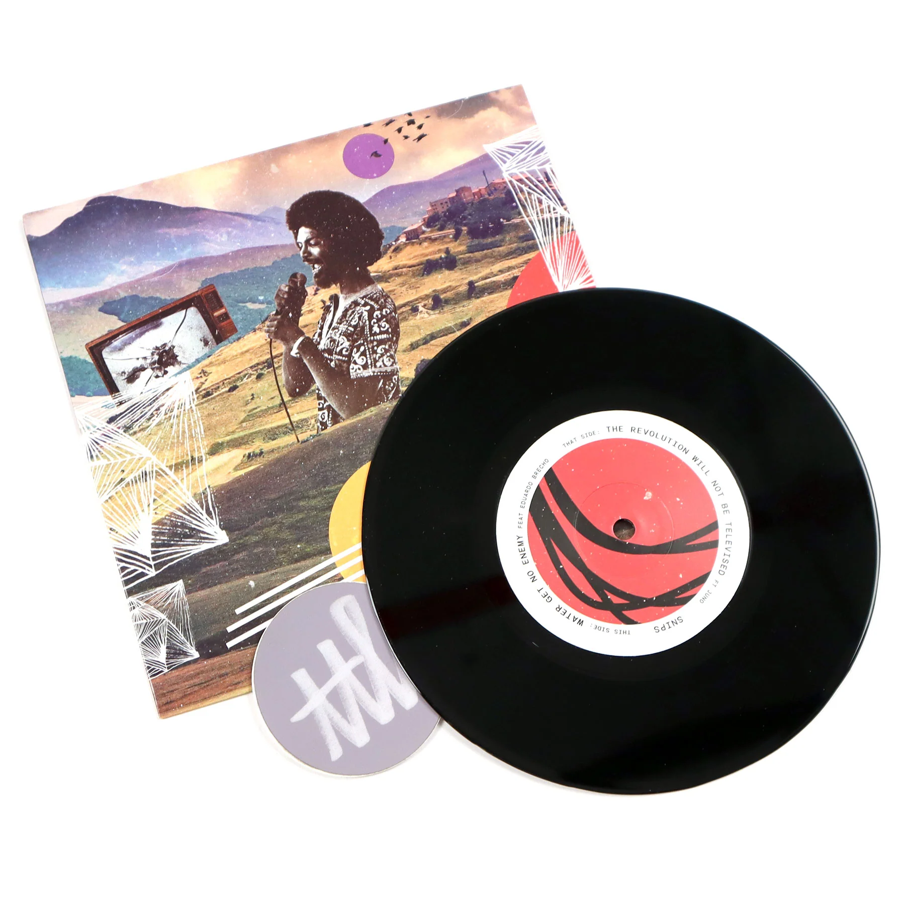 DJ Snips: Water Get No Enemy / The Revolution Will Not Be Televised Vinyl 7" - Image 2