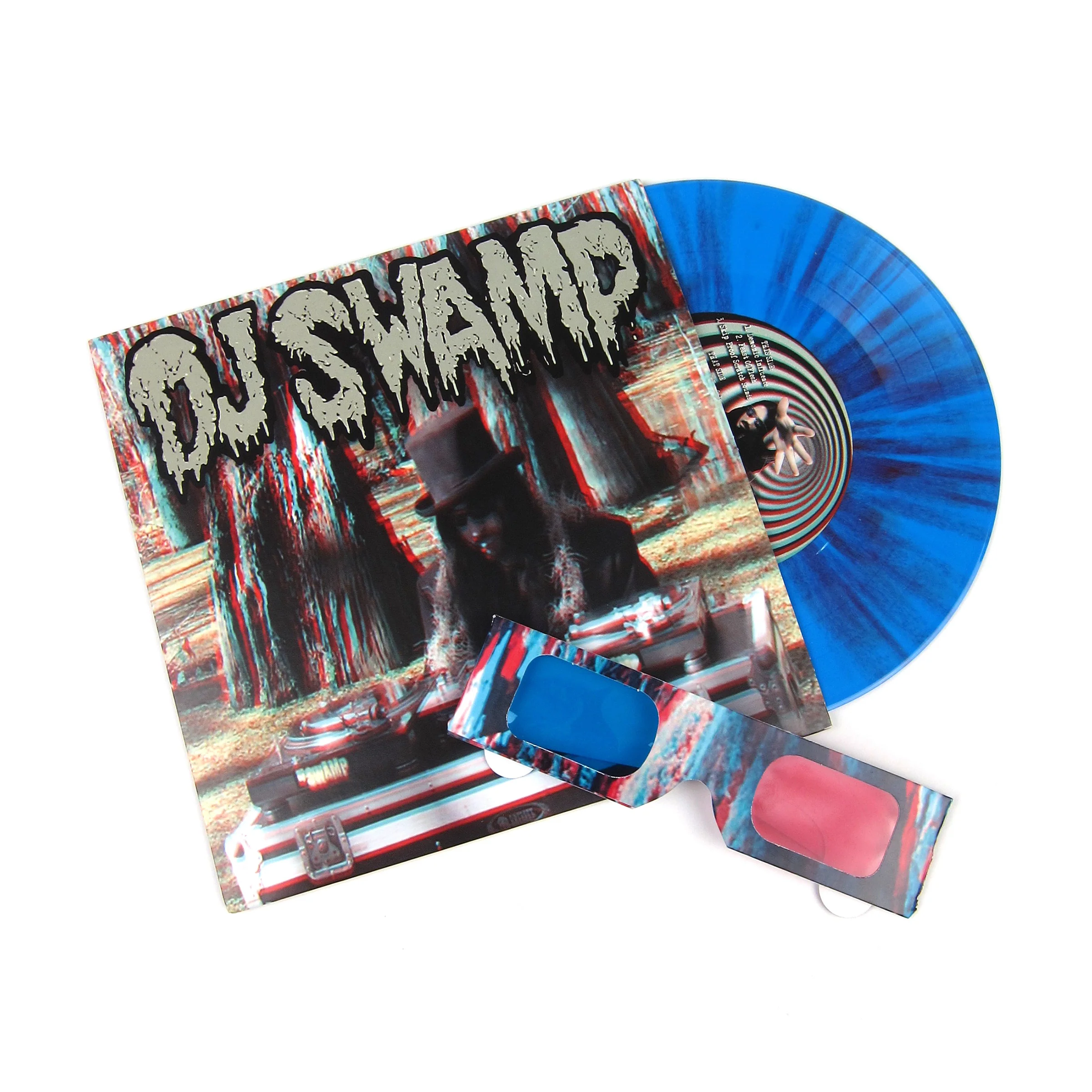 DJ Swamp: For Medicinal Use Only 3D Vinyl 7"+Comic Book - Image 2