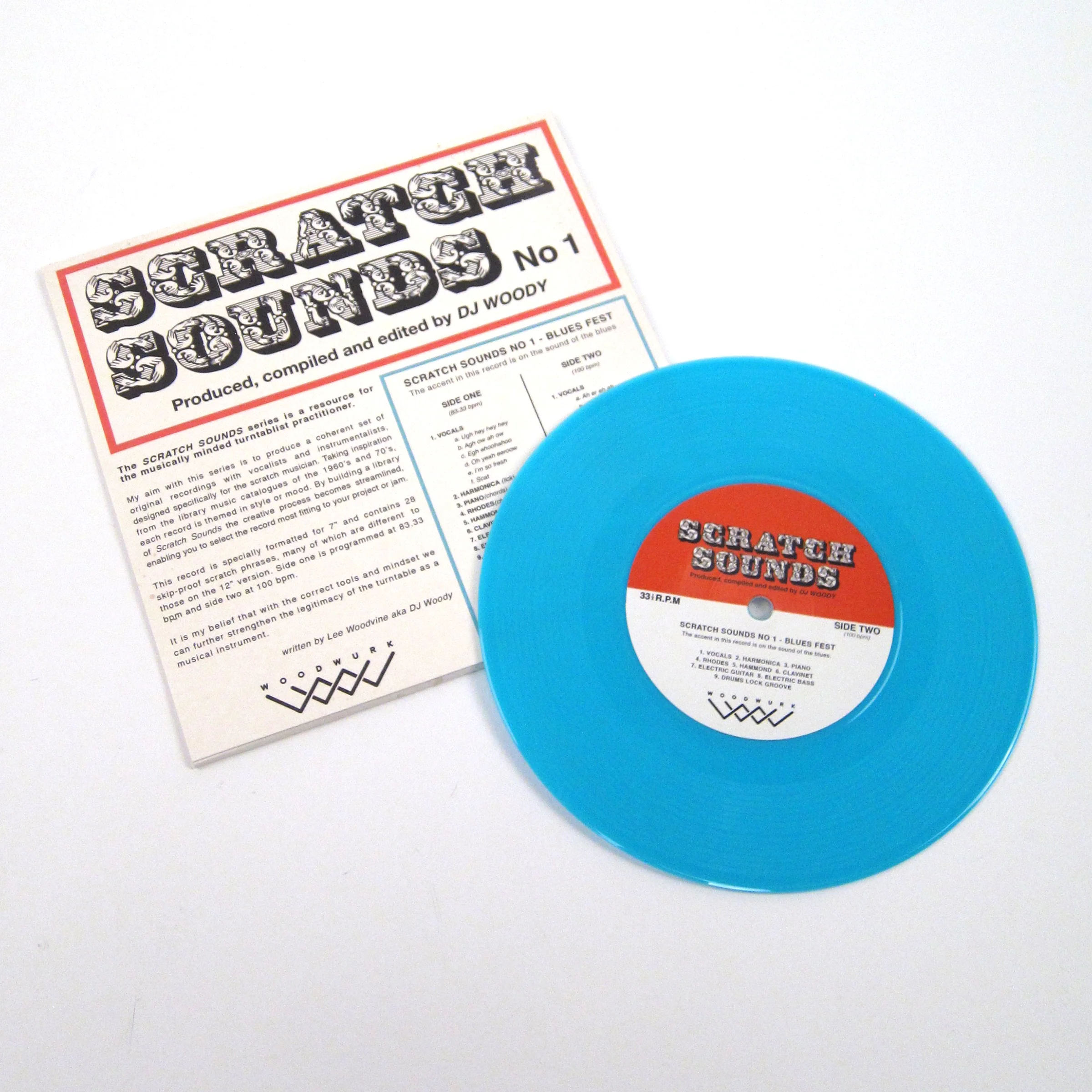 DJ Woody: Scratch Sounds No.1 (Colored Vinyl) Vinyl 7" - Image 2