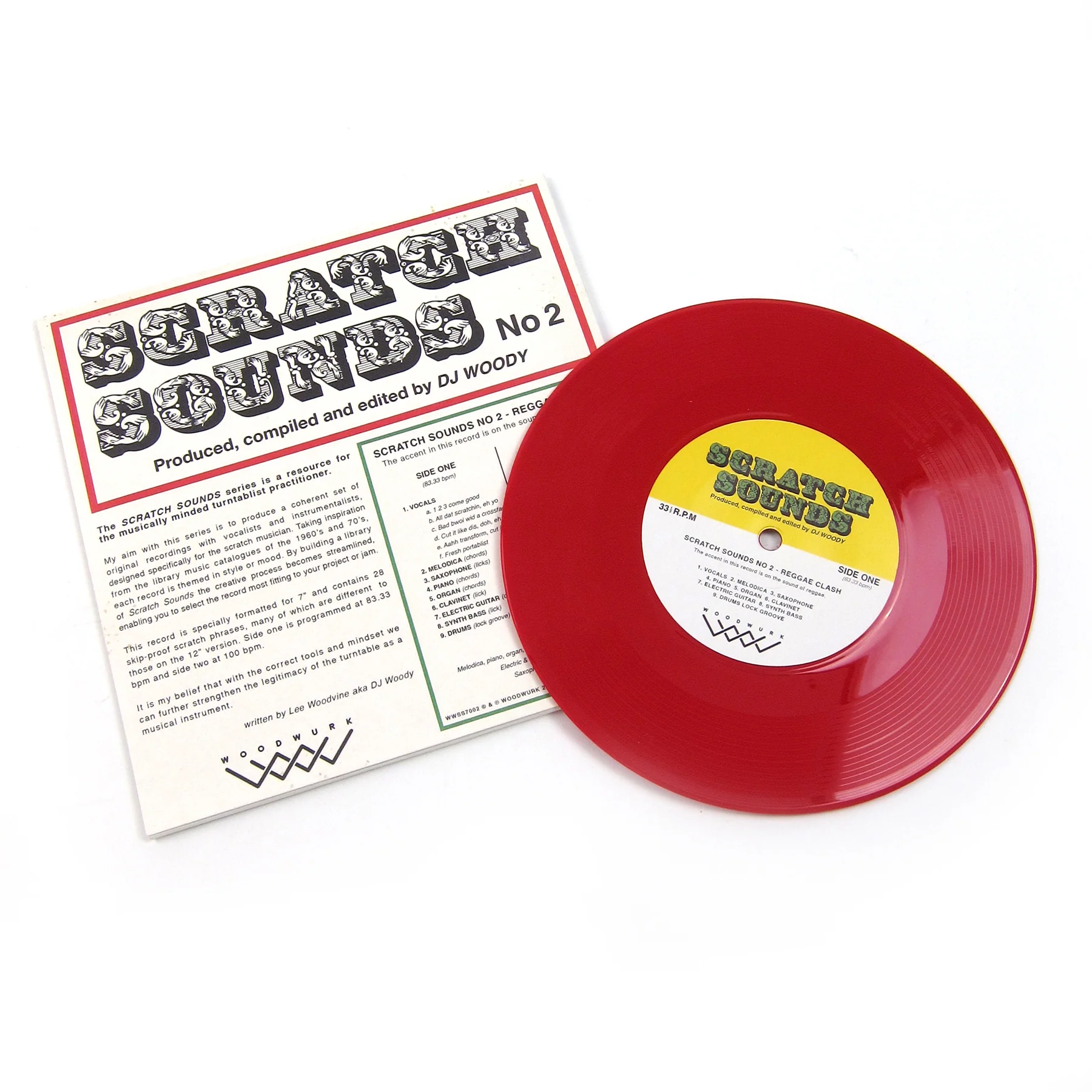 DJ Woody: Scratch Sounds No. 2 (Colored Vinyl) Vinyl 7" - Image 2