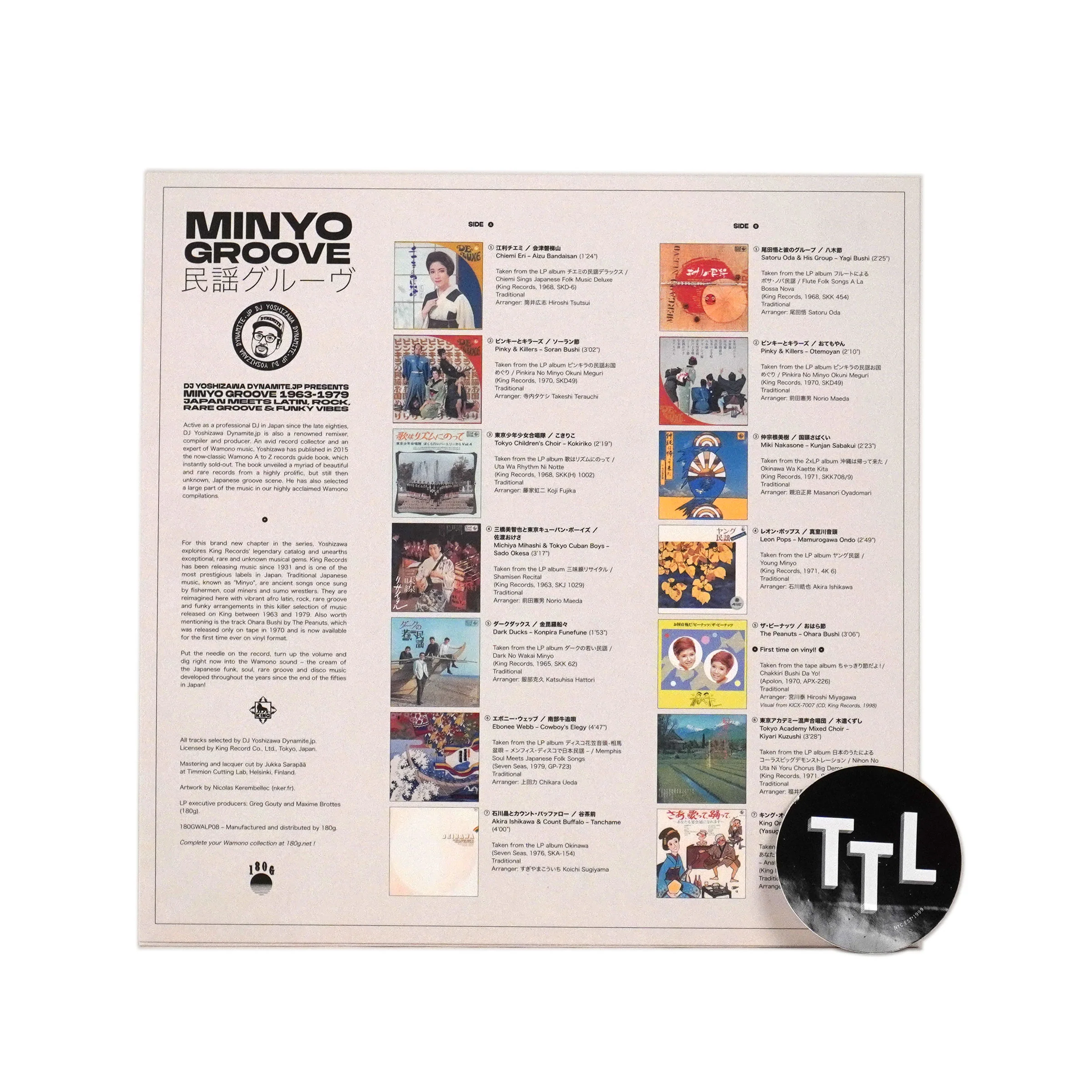 DJ Yoshizawa Dynamite Presents: Minyo Groove 1963-79 - Japan Meets Latin, Rock, Rare Groove & Funky Vibes (180g) Vinyl LP - Image 2