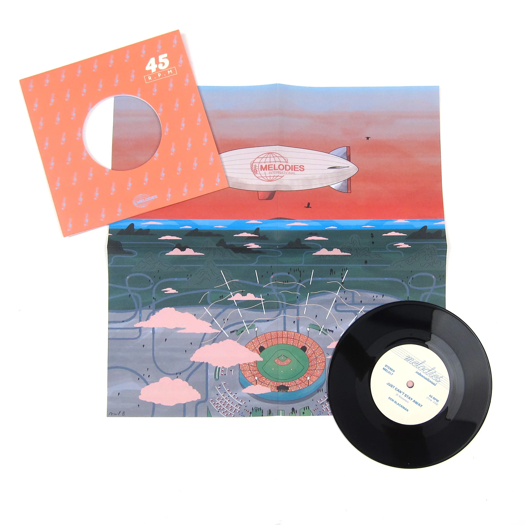 Don Blackman: Just Can't Stay Away Vinyl 7" - Image 2