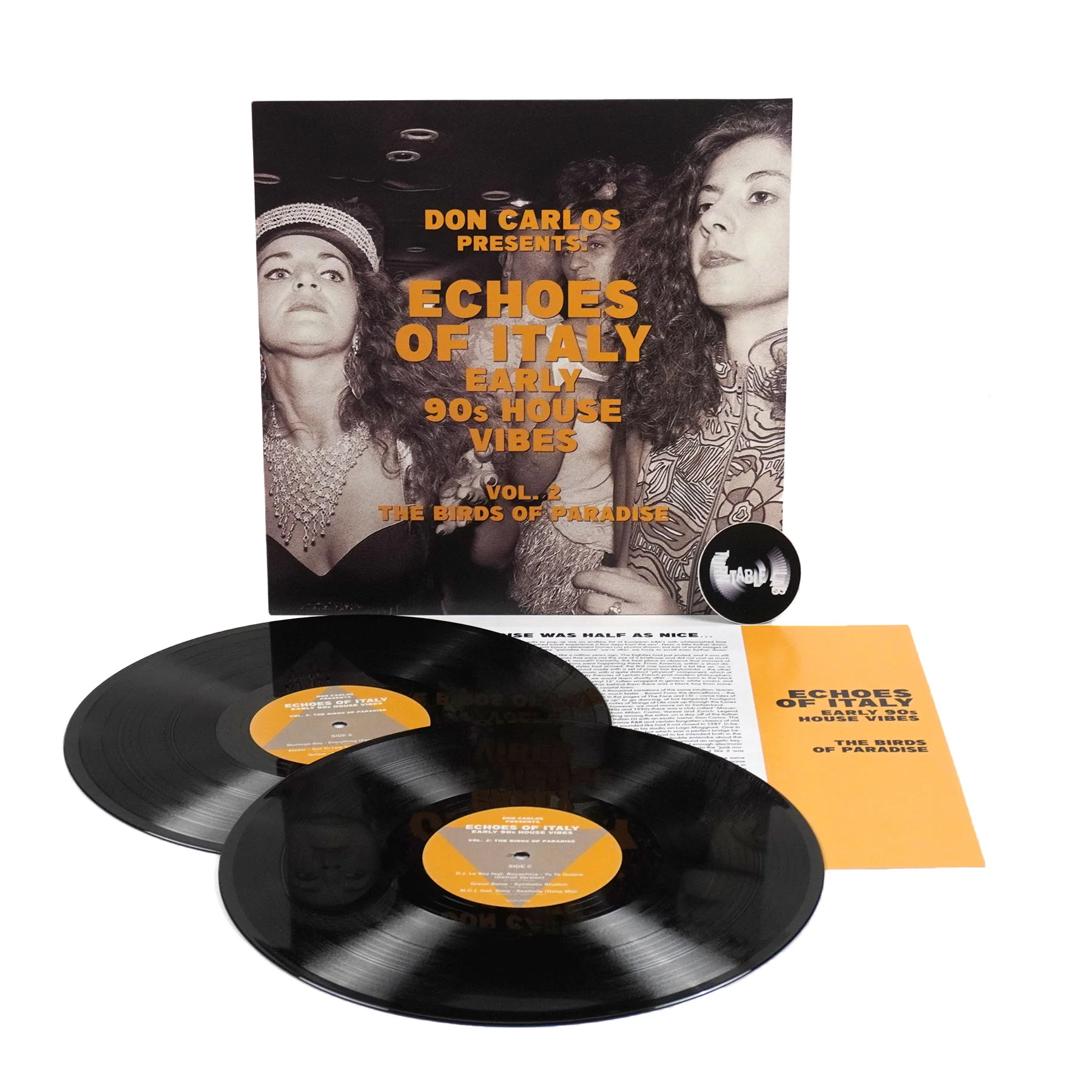 Don Carlos: Echoes Of Italy - Early 90's House Vibes Vol. 2 Vinyl 2LP - Image 2