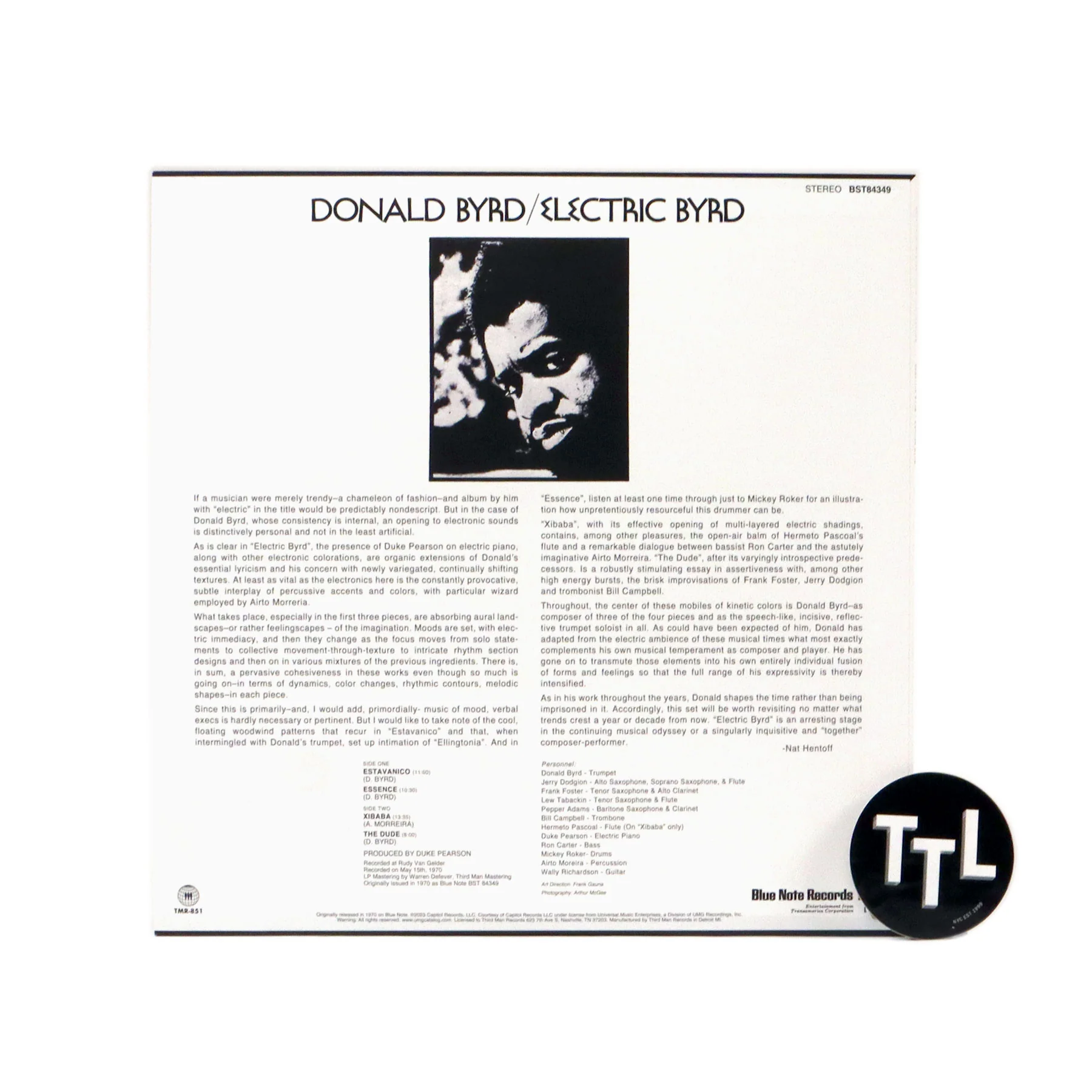 Donald Byrd: Electric Byrd (180g, Indie Exclusive Colored Vinyl) Vinyl LP - Image 2