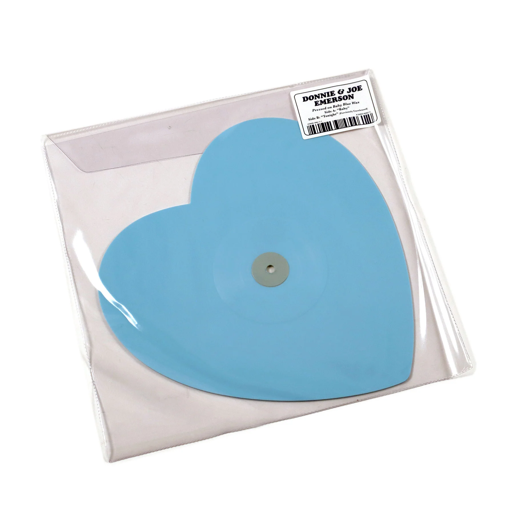 Donnie & Joe Emerson: Baby (Heart Shaped Colored Vinyl) Vinyl 7" - Image 2