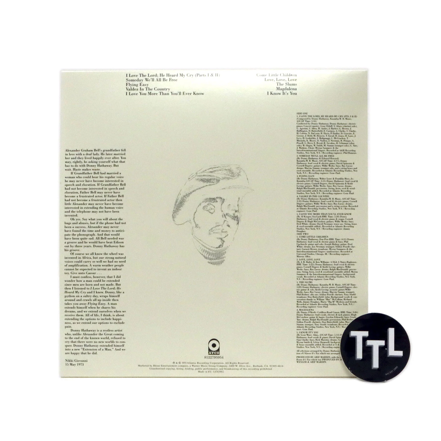 Donny Hathaway: Extension Of A Man (180g) Vinyl LP - Image 2