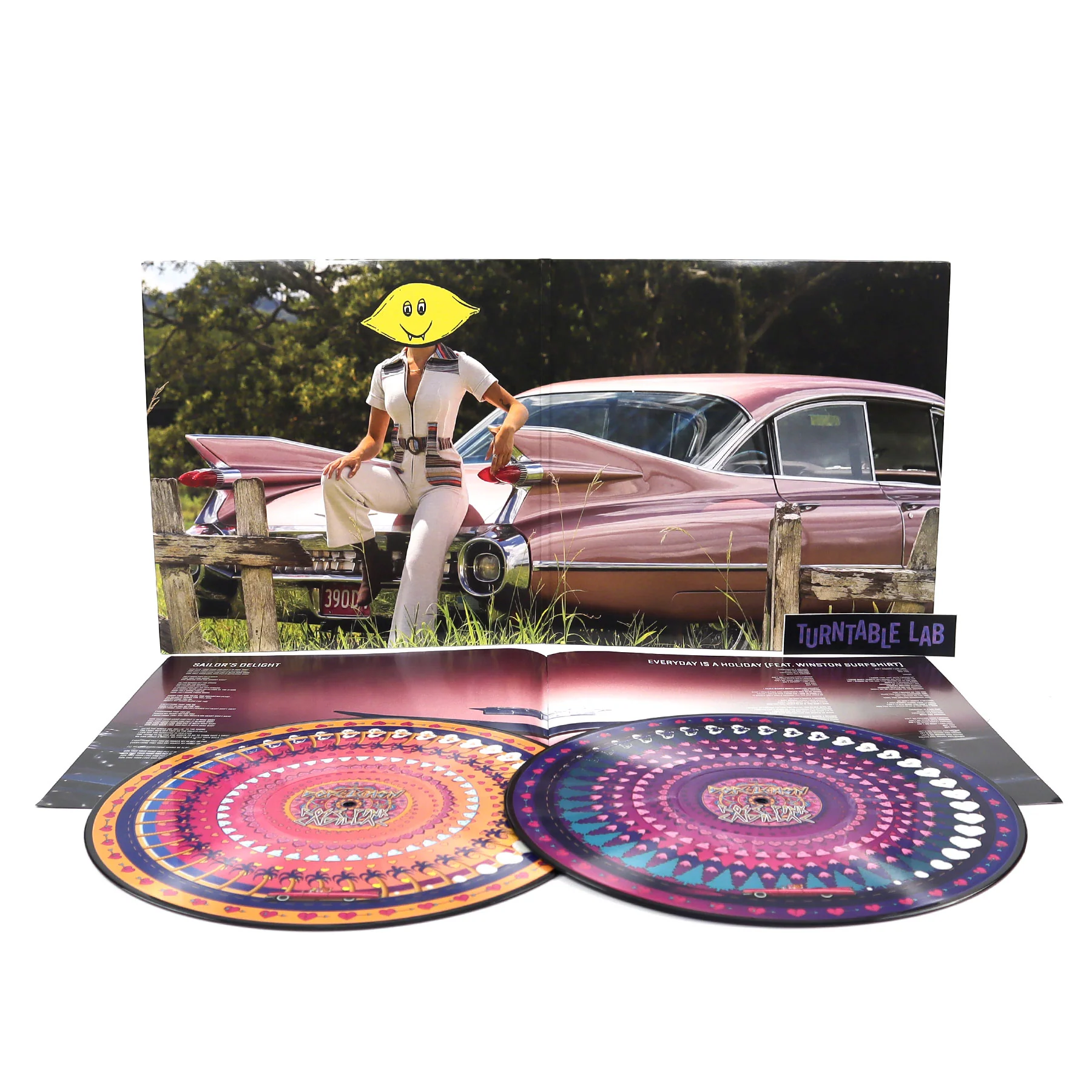 Dope Lemon: Rose Pink Cadillac (Indie Exclusive, Zoetropic Vinyl) Vinyl 2LP - Image 2
